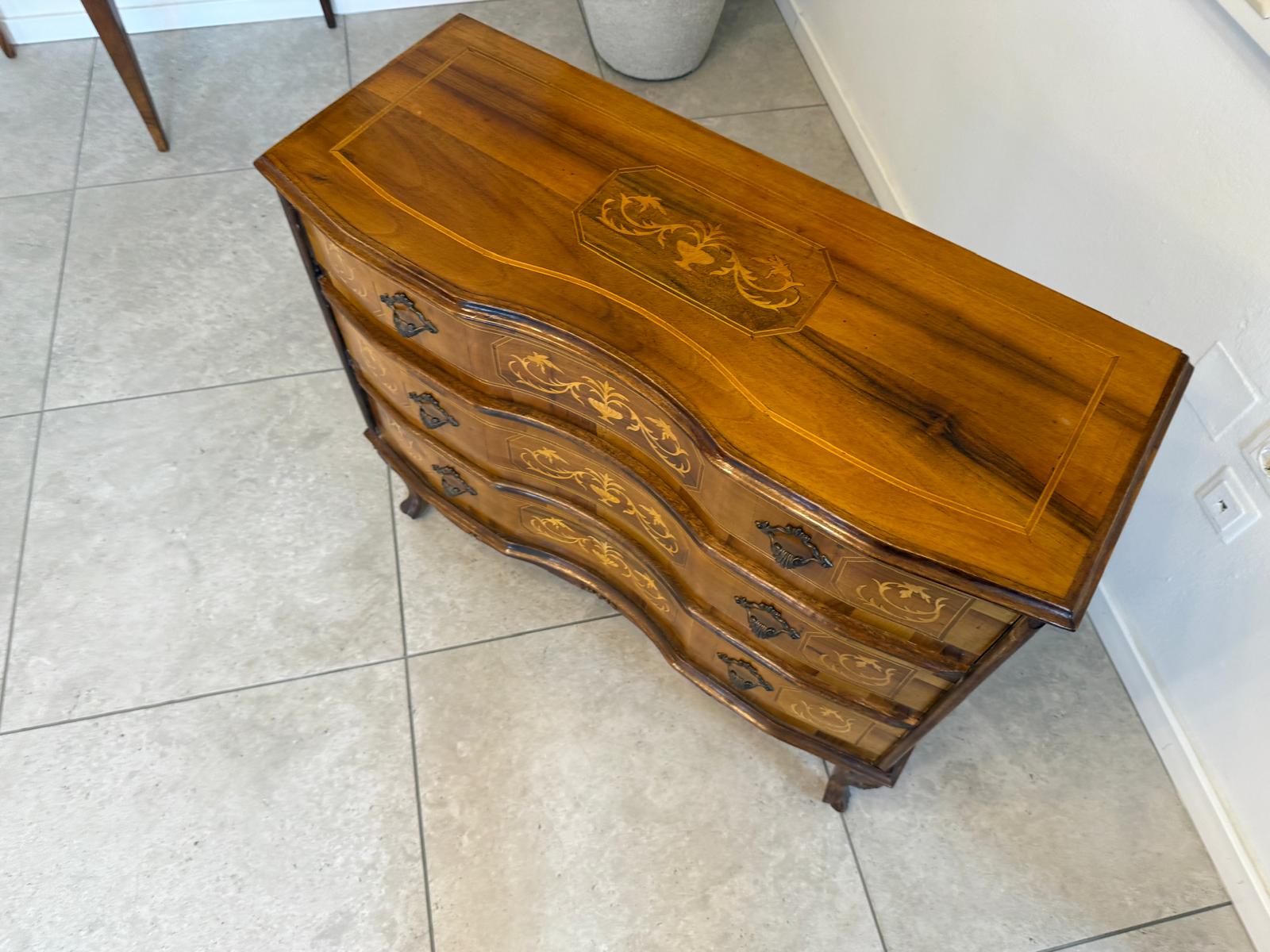 Barockstilkommode 3 Laden Kommode Marketerien G2235