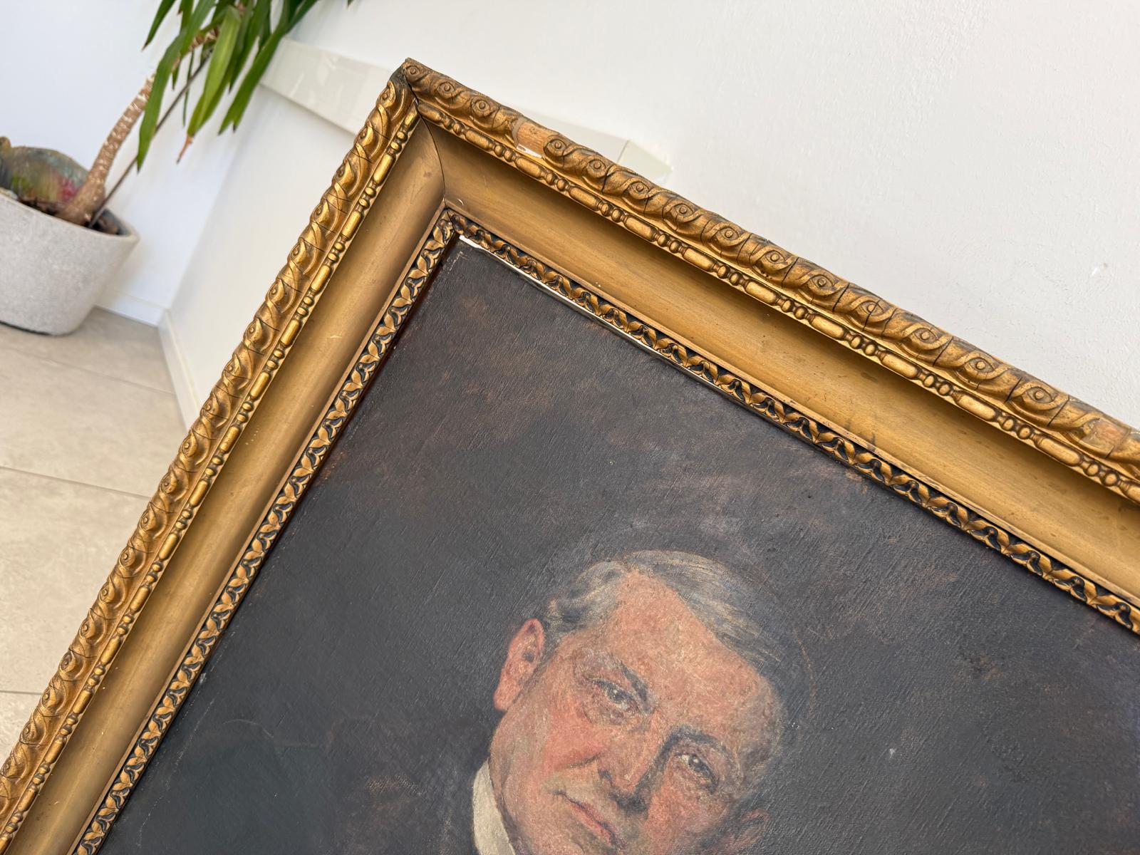 klassisches Herrenporträt, Öl auf Leinwand G1865