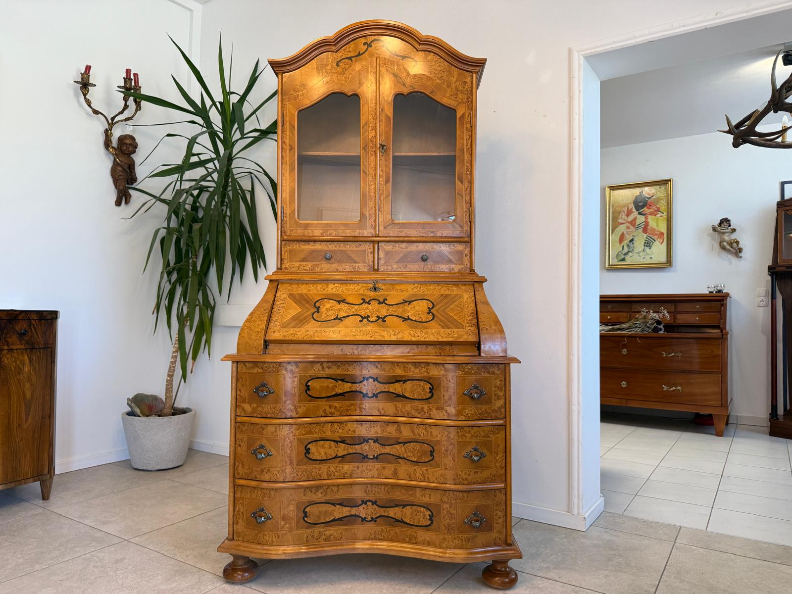 Tabernakel Barockstil Aufsatzsekretär Ladenschrank G1995