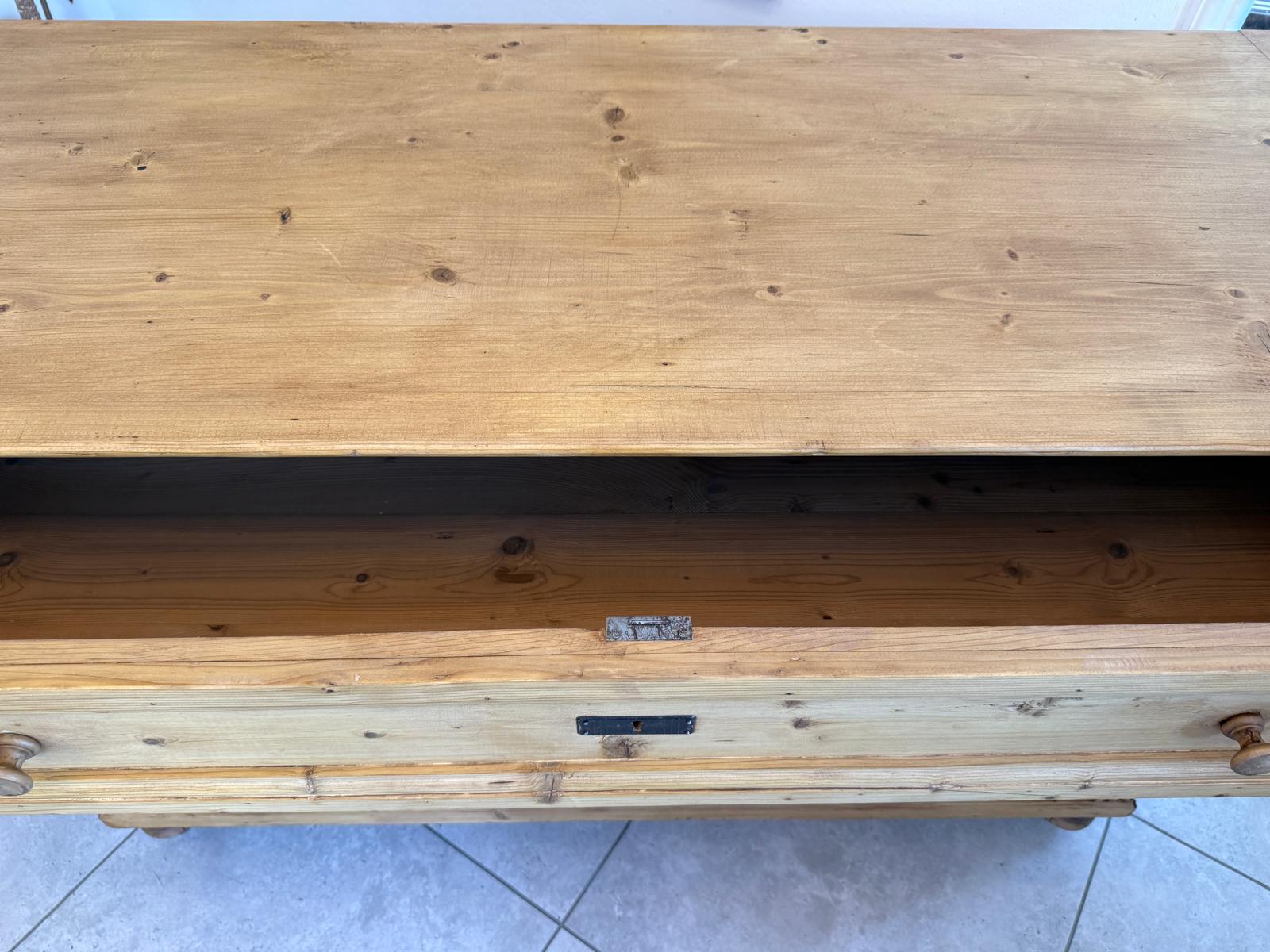 Biedermeier Kommode 3 Ladenkommode Antik Original D2515