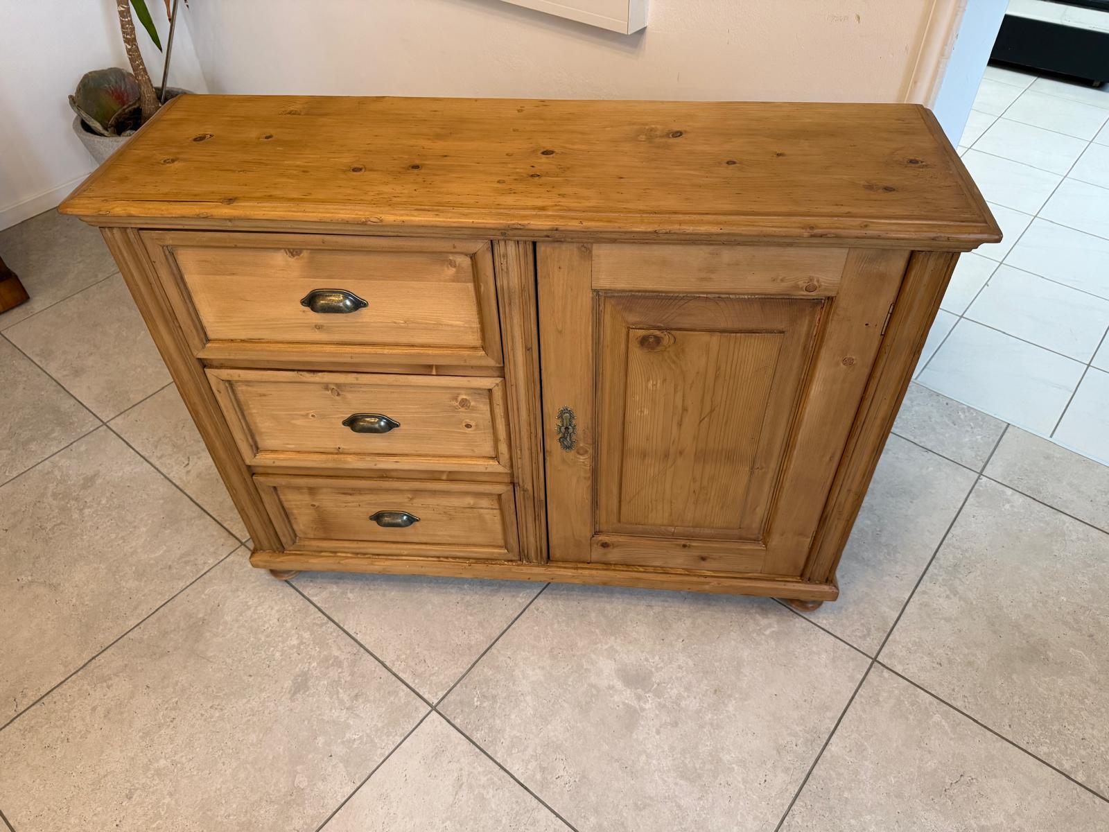 Ladenkommode Bauernmöbel Bauernmöbel Bauernschrank Weichholz D1113