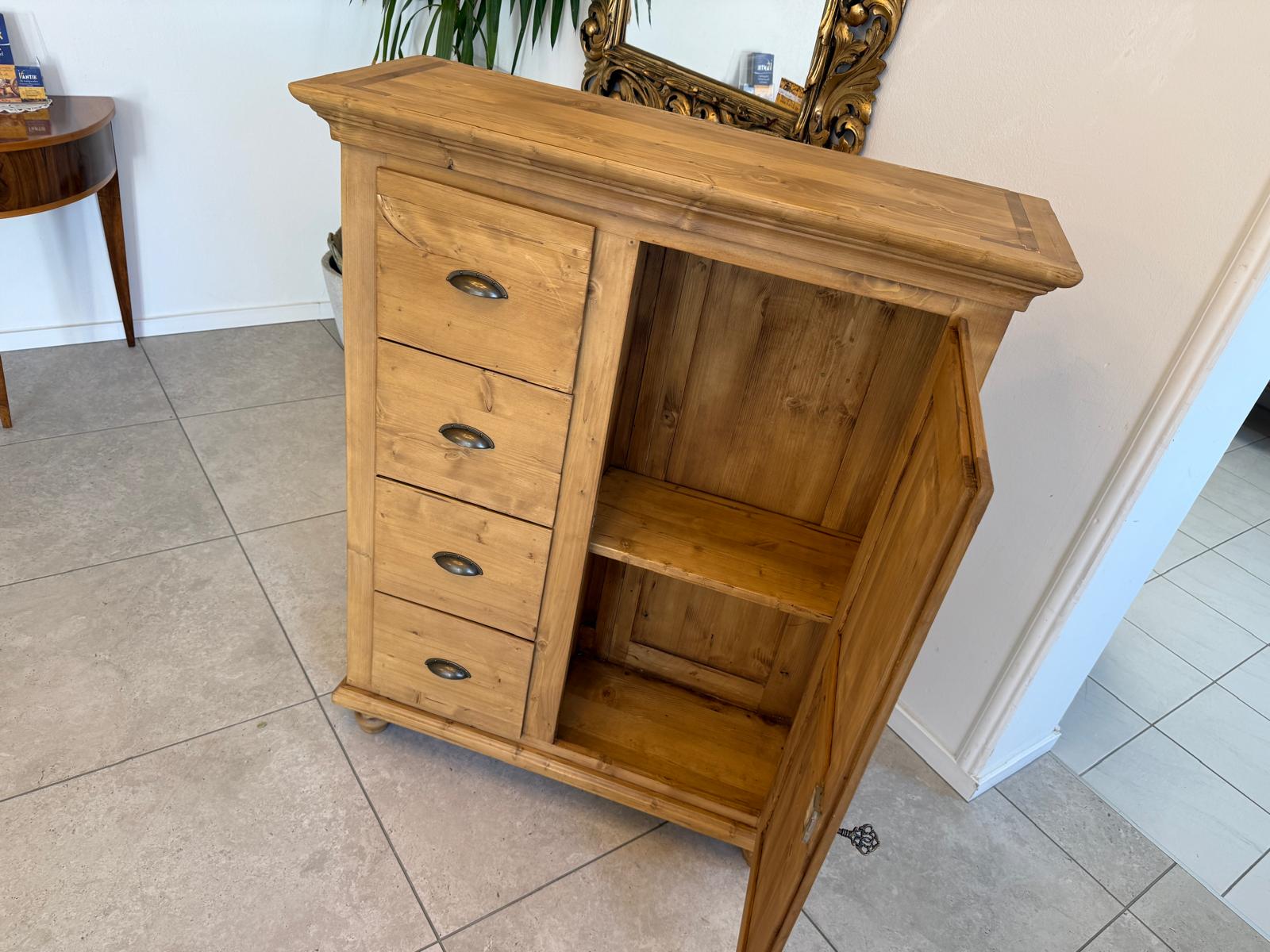 Brotschrank Almerschrank Speiskasten Bauernkasten Naturholzschrank  G2178