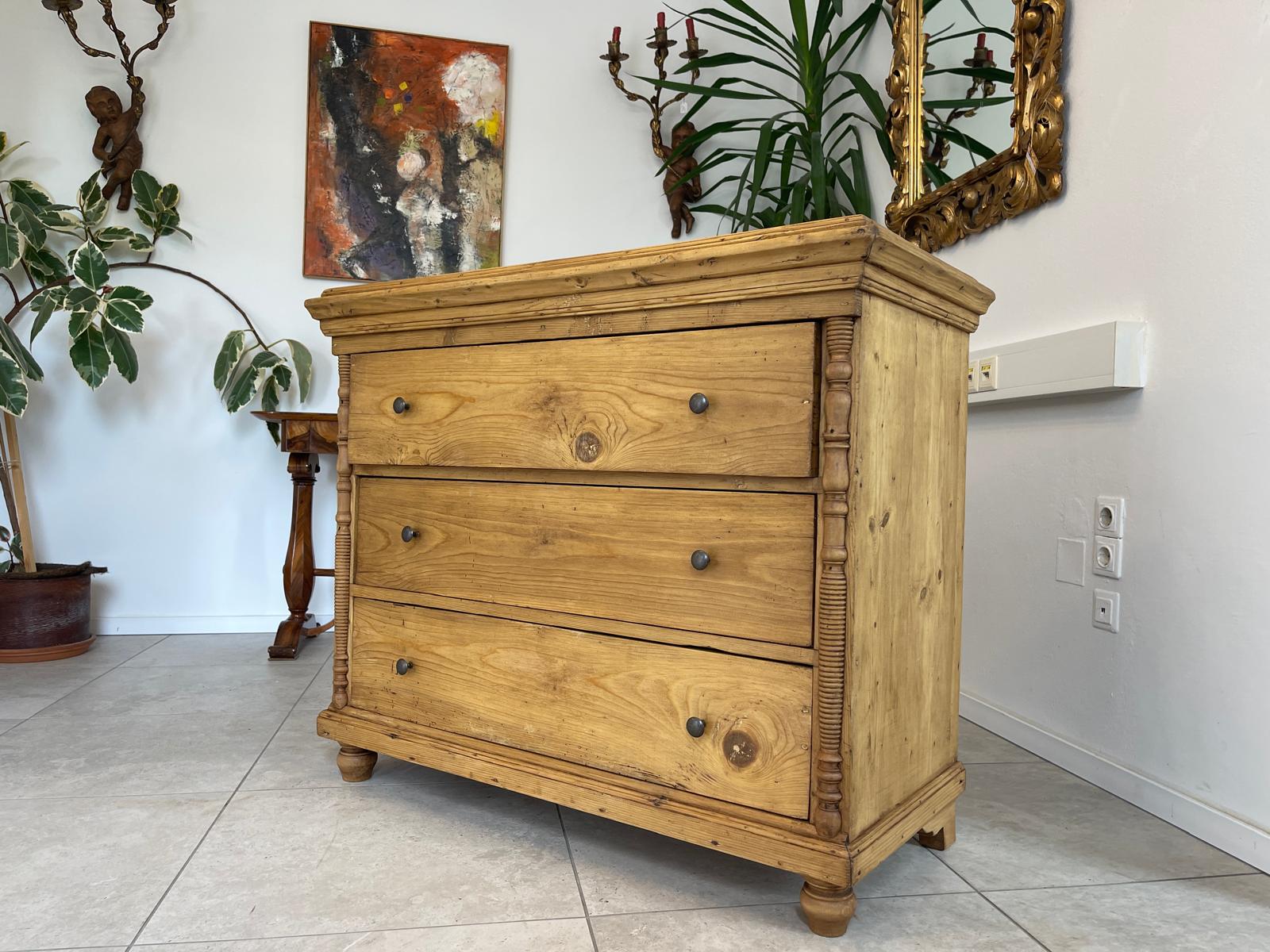 3 Ladenkommode Kommode Ladenschrank Gründerzeit Bauernmöbel Antik G1687