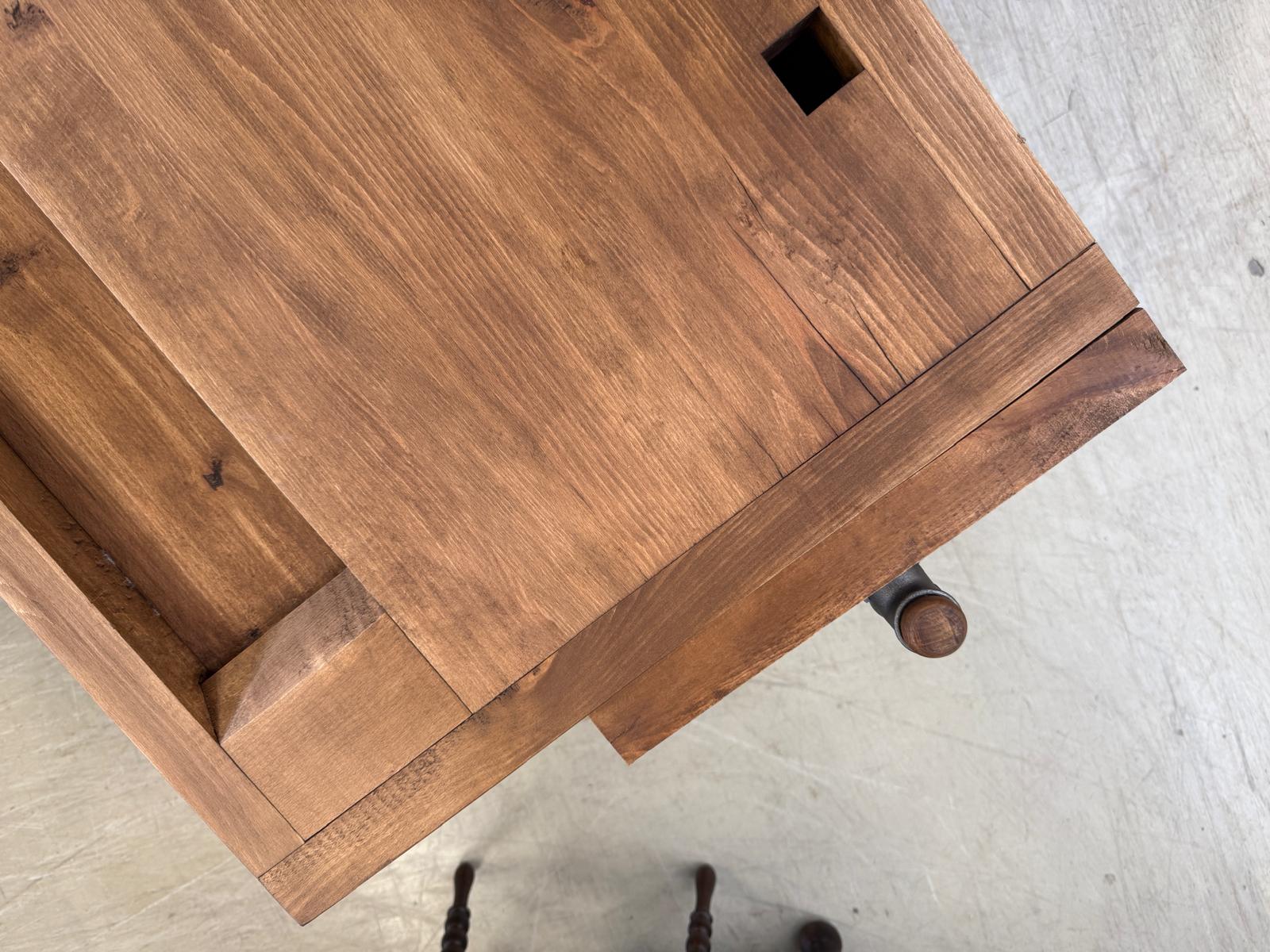 Hobelbank,Werkbank Ladentisch Antik Massivholz Thresen D2274