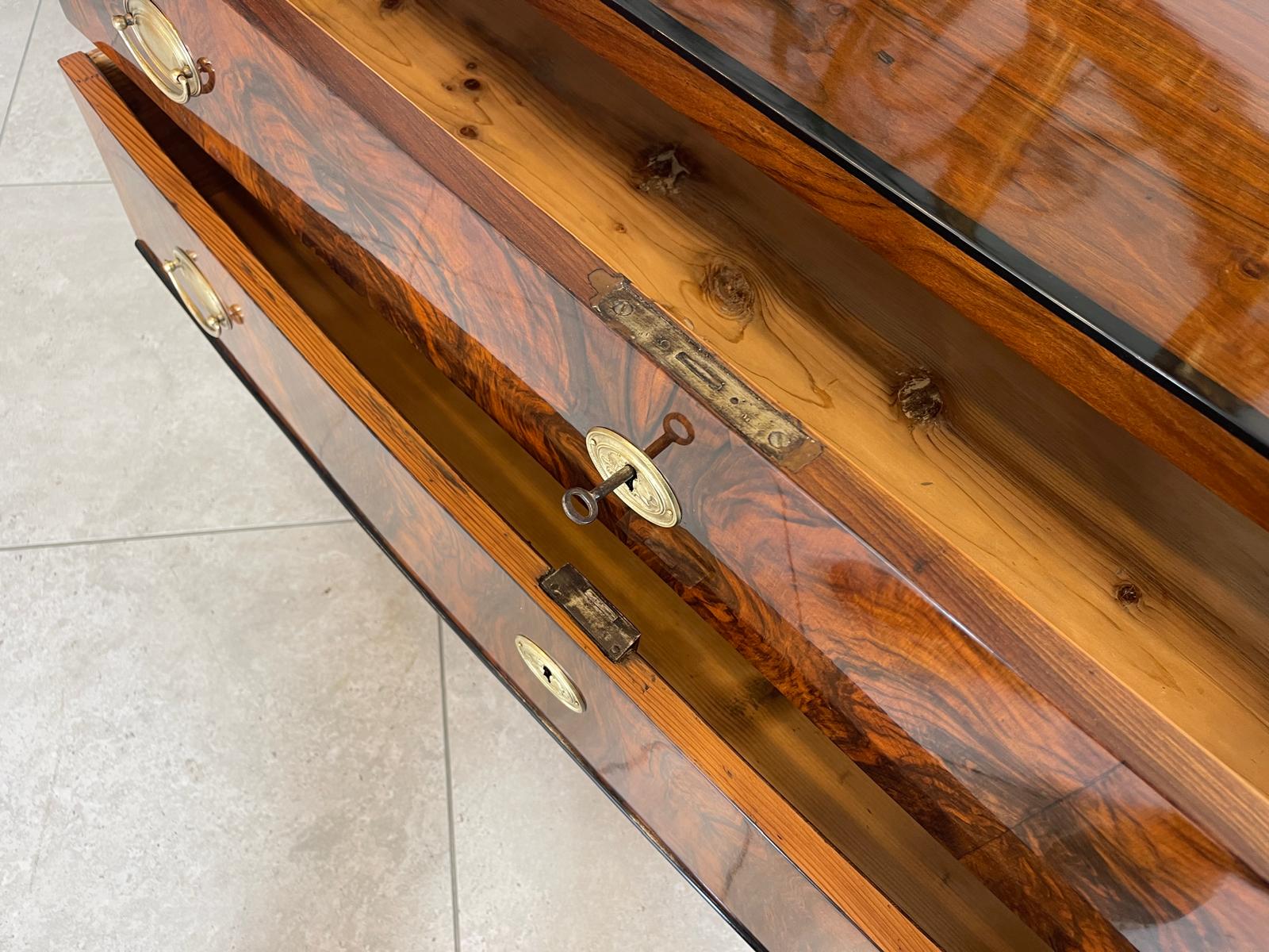Sale Restaurierte Biedermeier Kommode Schwarze Lasenen Antiquität G1676-1