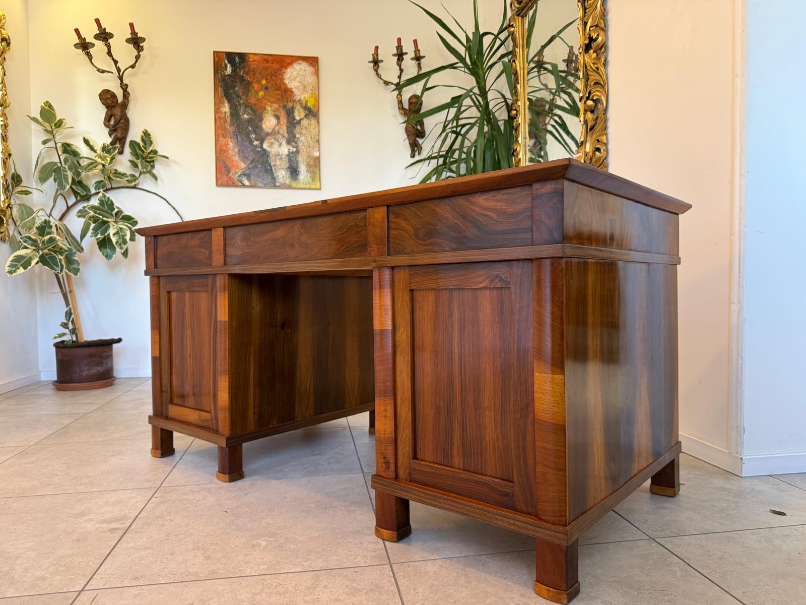 Restaurierter Biedermeier Schreibtisch Sekretär Bürotisch Antiqutität G2163