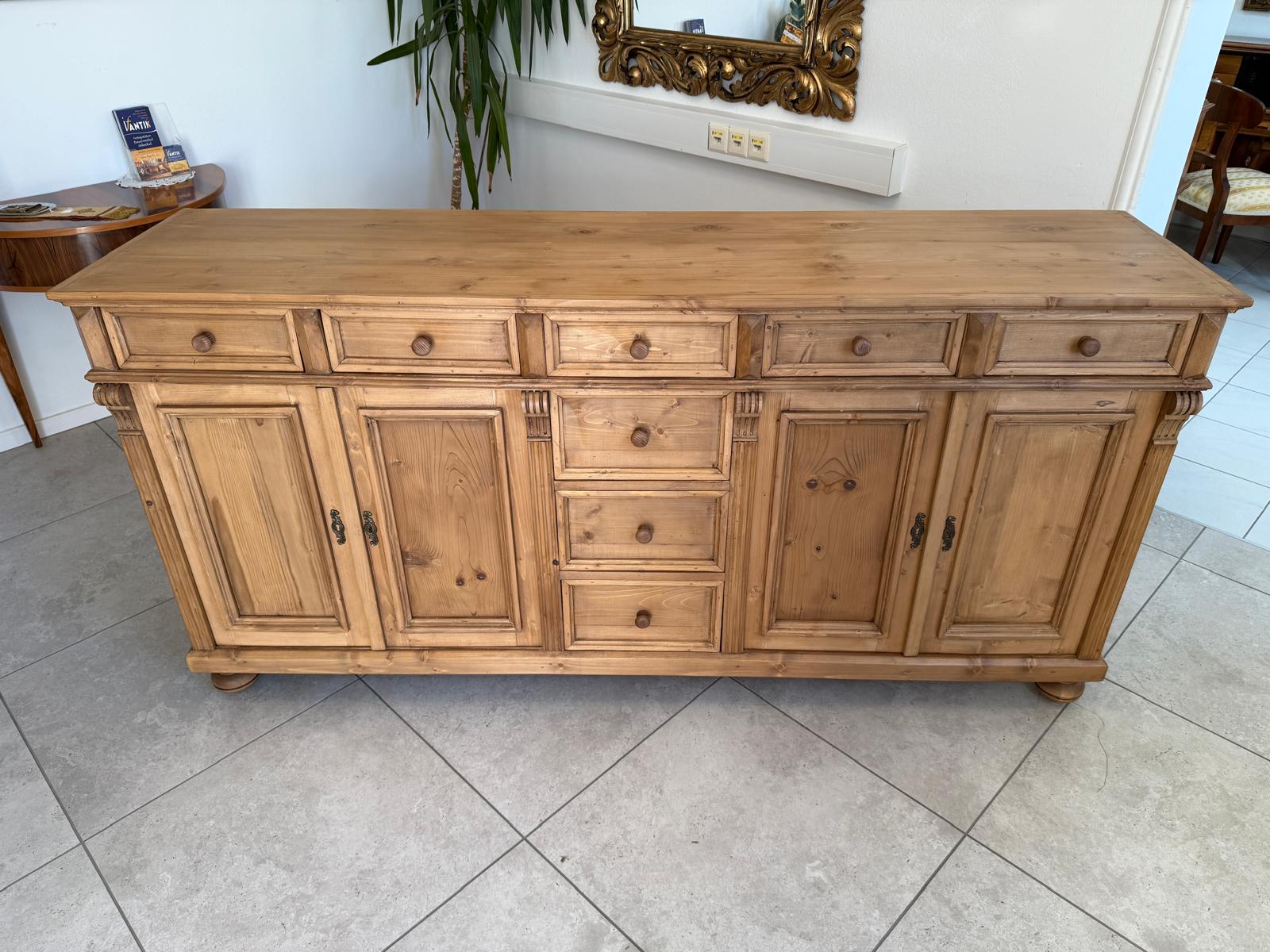 Massiver Apothekenschrank 8 Ladenkommode Ladenschrank G2291