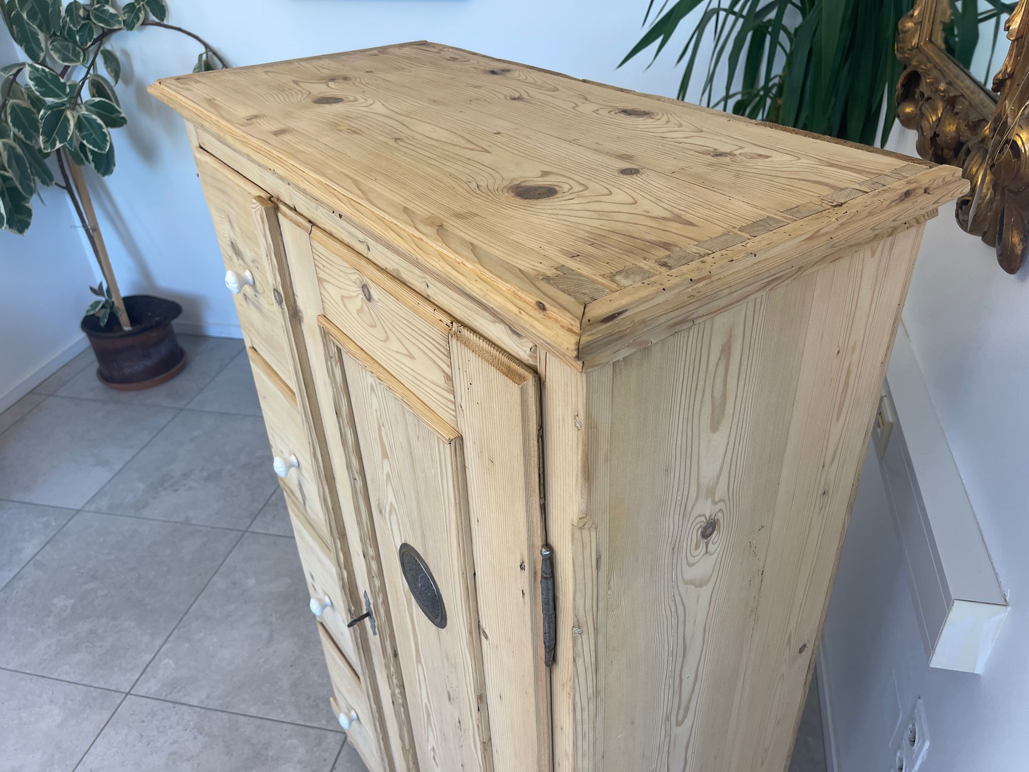 c95a8c85-972b-48f5-8f92-e83d70fc3c39Sikzac69Qe6Fl Biedermeier Brotschrank Almerschrank Speiskasten A4965
