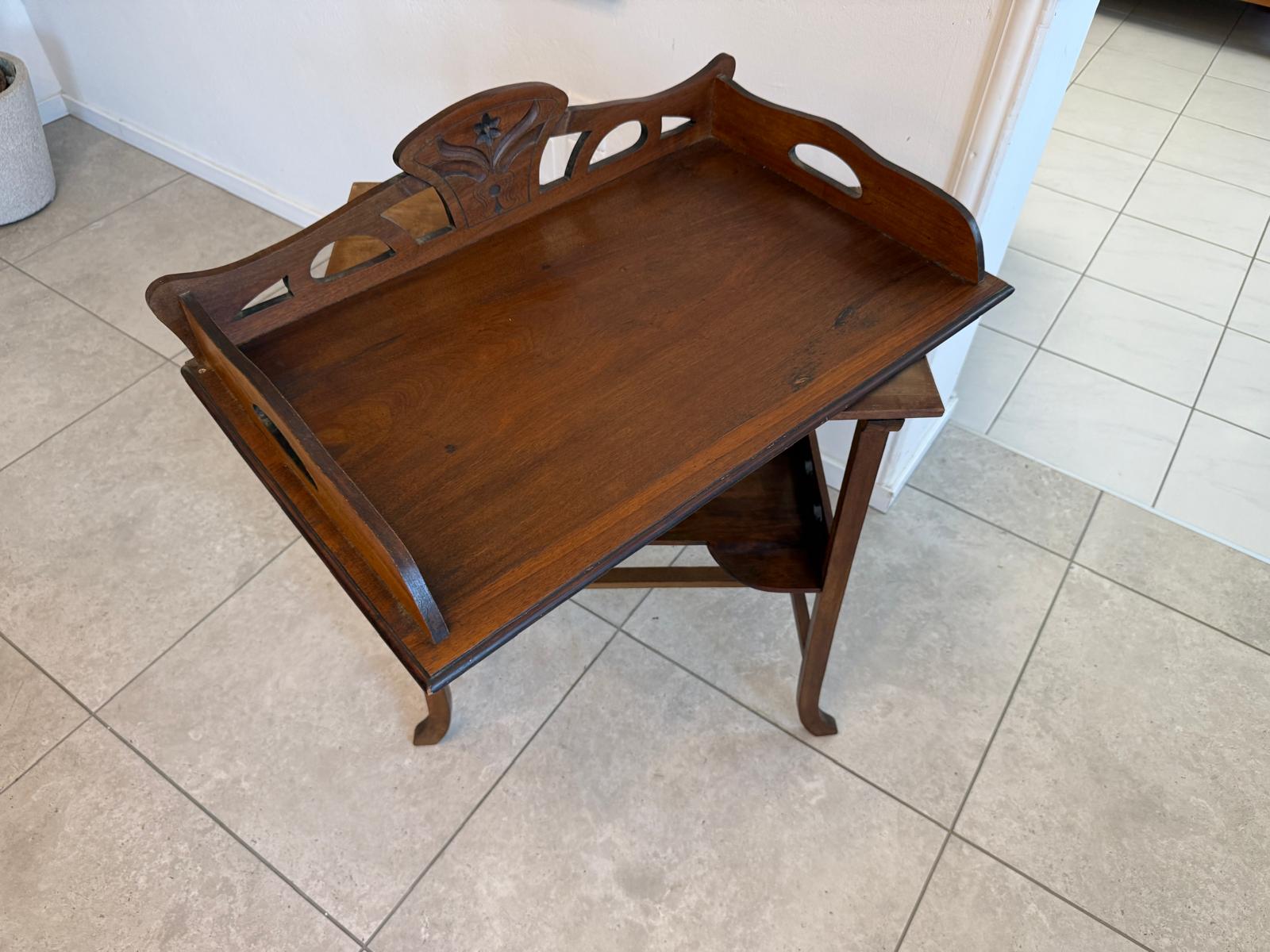 Originaler Jugendstil Tisch Serviertisch Traum G1972