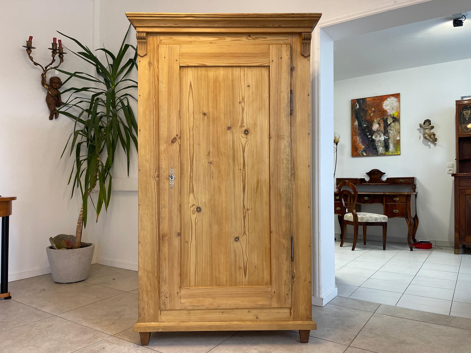 Uriger 1 türiger Bauernschrank Naturholzschrank Steiermark Bauernkasten Schrank G1258