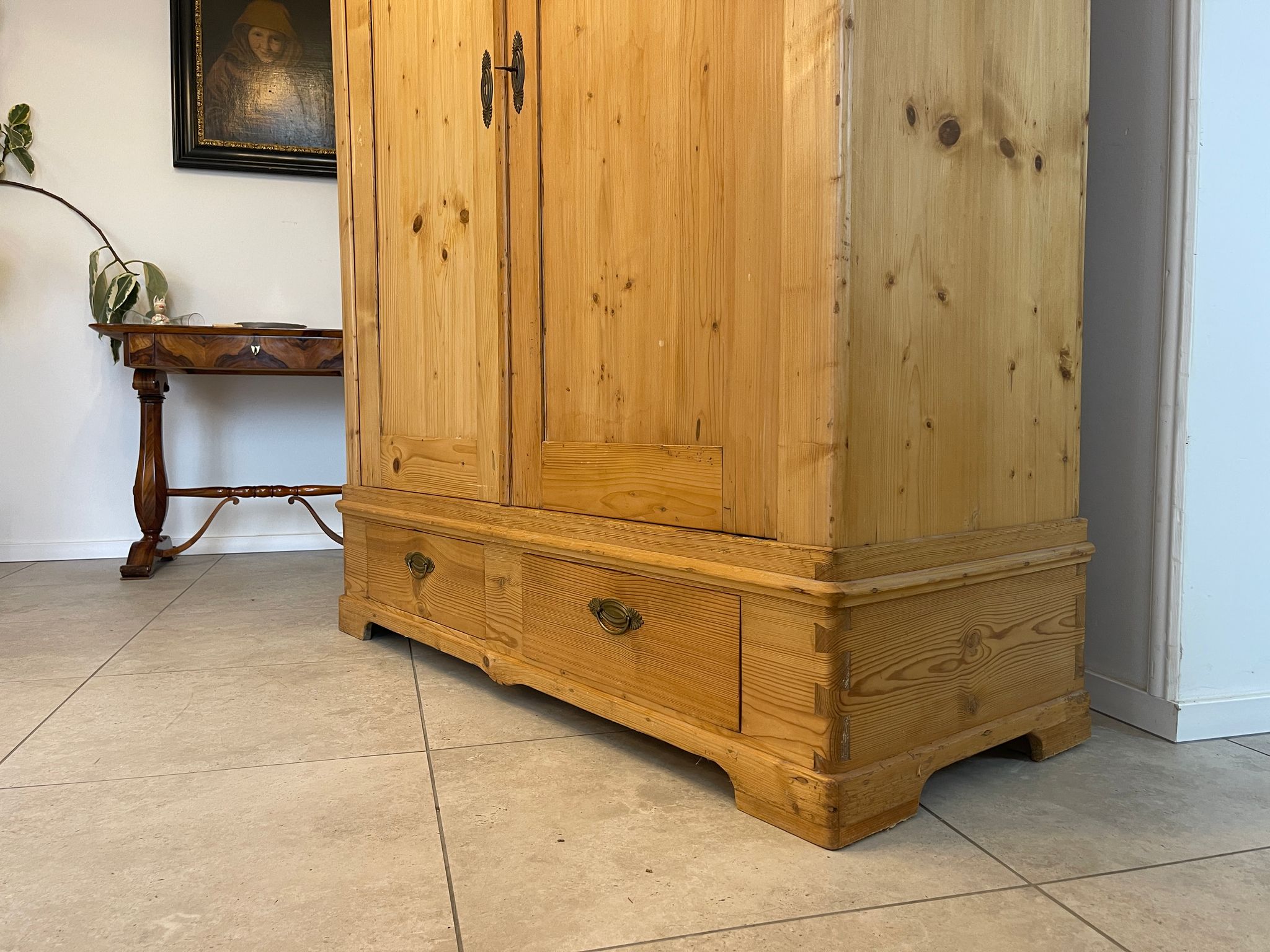 Sale Biedermeier Bauernschrank Naturholzschrank Bauernkasten G1516