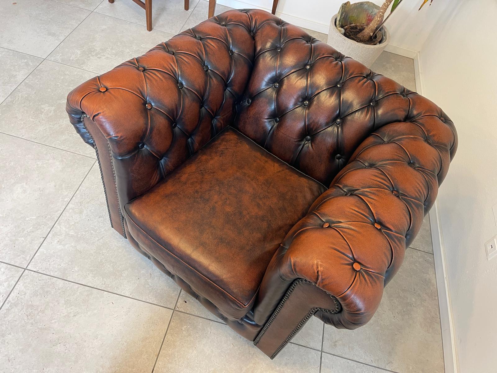 Exclusiver Chesterfield Fauteuil Traum Neuwertig E1035