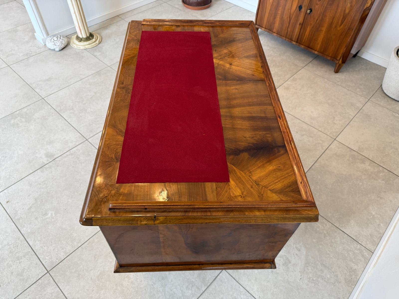Sale Originaler Gründerzeit Schreibtisch Sekretär Nussholz G1857-1