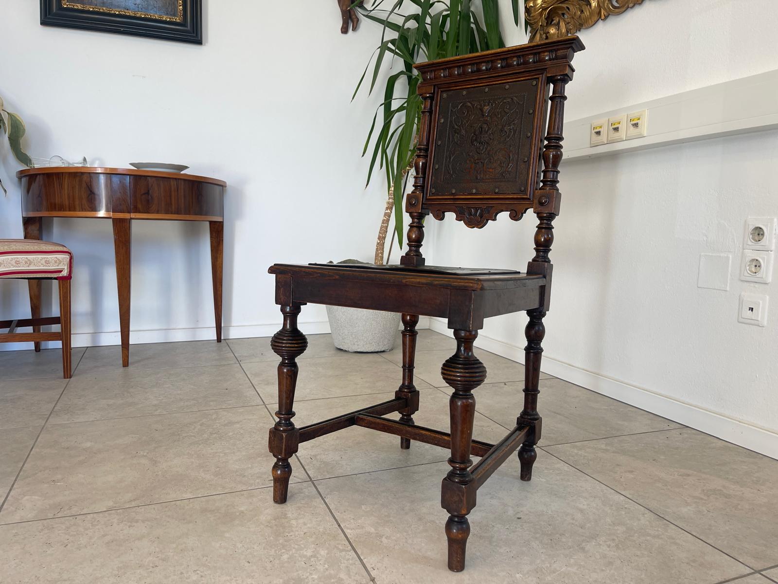 176c59f1-2942-4685-b5a4-7c04d664bcb8 Originaler Gründerzeit Sessel Stuhl Historismus Stuhl A5079