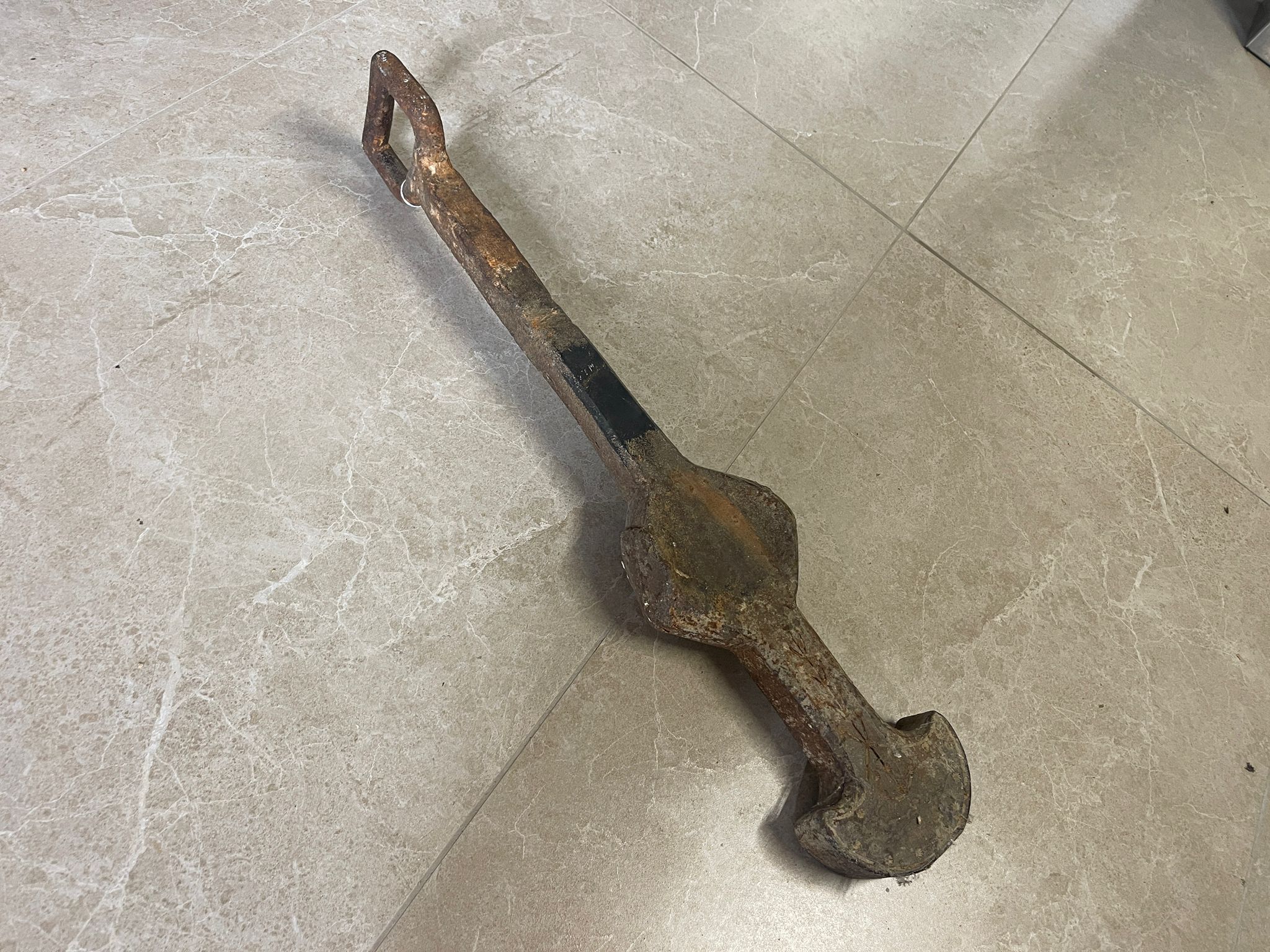 Wuchtiger Glockenklöppel aus Eisen – um 1850 Eisenklöppel G1637