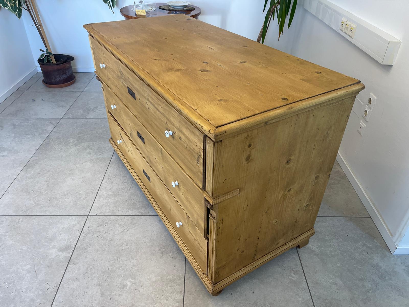 Restaurierte Biedermeier Kommode Ladenkommode Bauernmöbel G1276