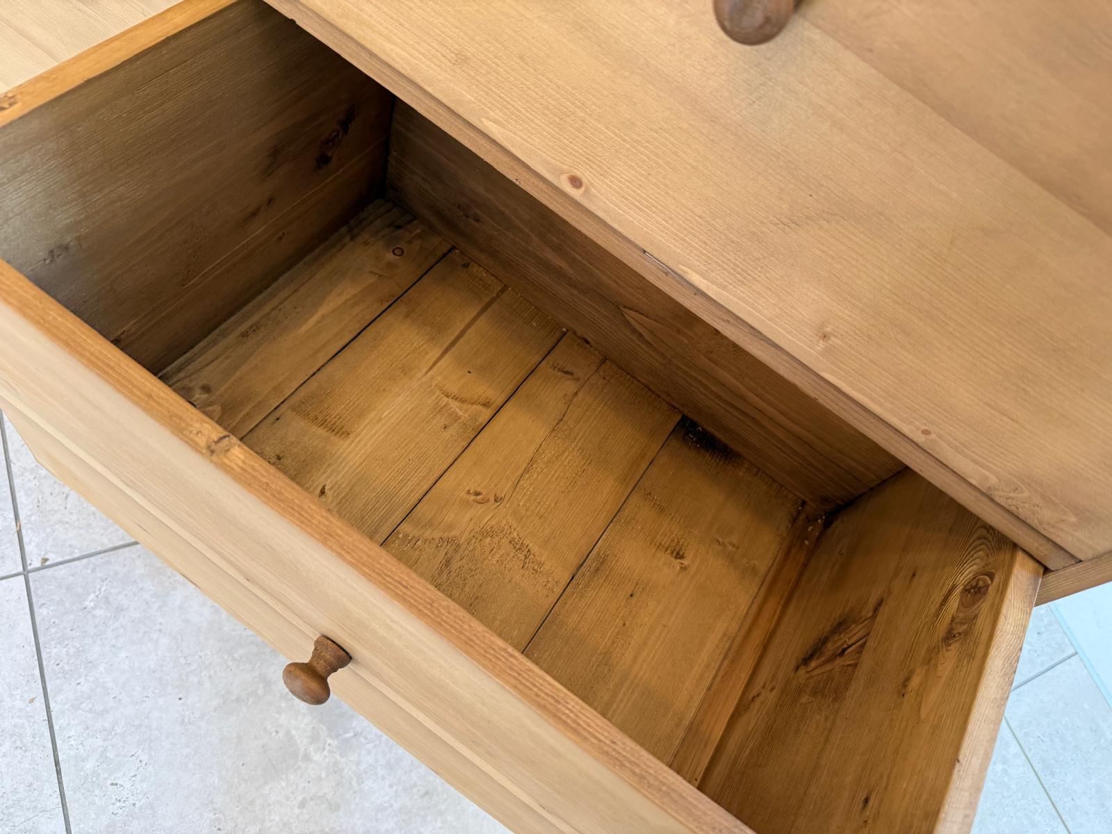 Bäuerliche 8 Ladenkommode Apothekerschrank Altholzkommode Weichholz Antik D1183
