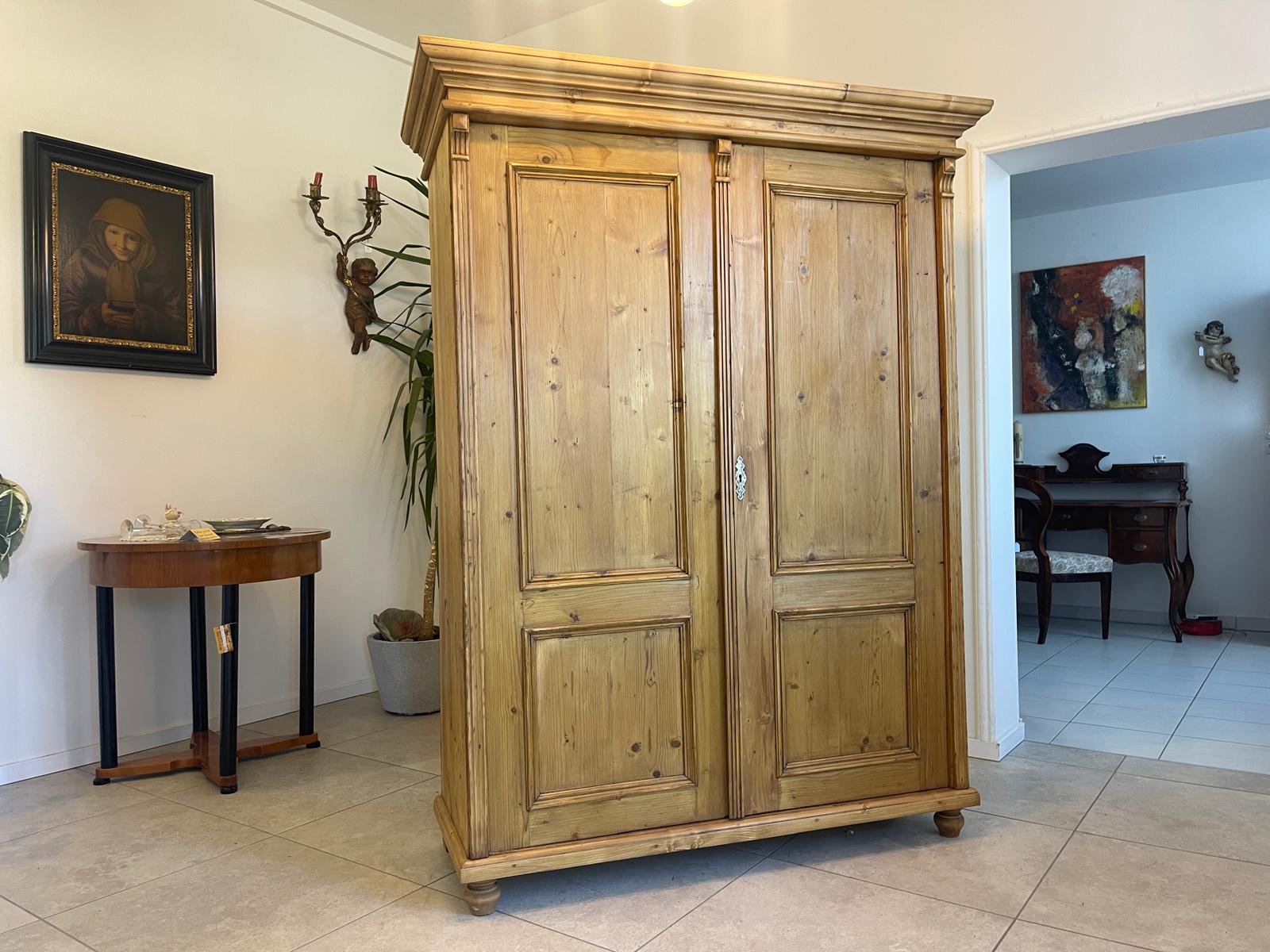Sale Steirischer Biedermeier Bauernschrank Naturholzschrank Bauernmöbel Antik G1299