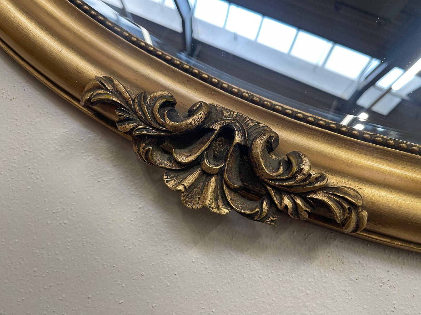 Floraler Wandspiegel Spiegel Barock Stil geschliffen G1225