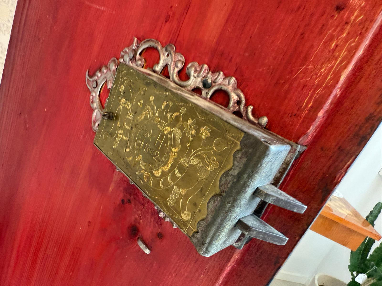 Handbemalter Barockschrank Bauernschrank Bauernkasten G1869