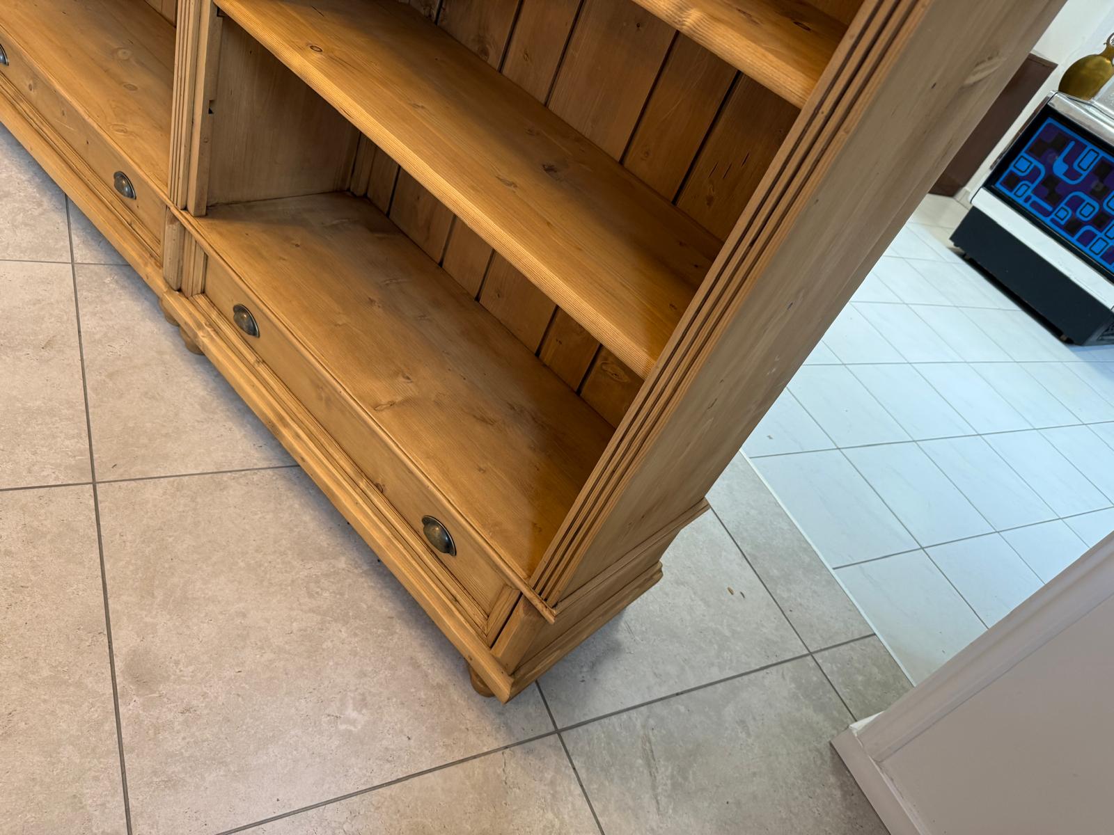 Grosses Bücherregal Stellage Bücherschrank Bauernkasten Bücherwand D1243