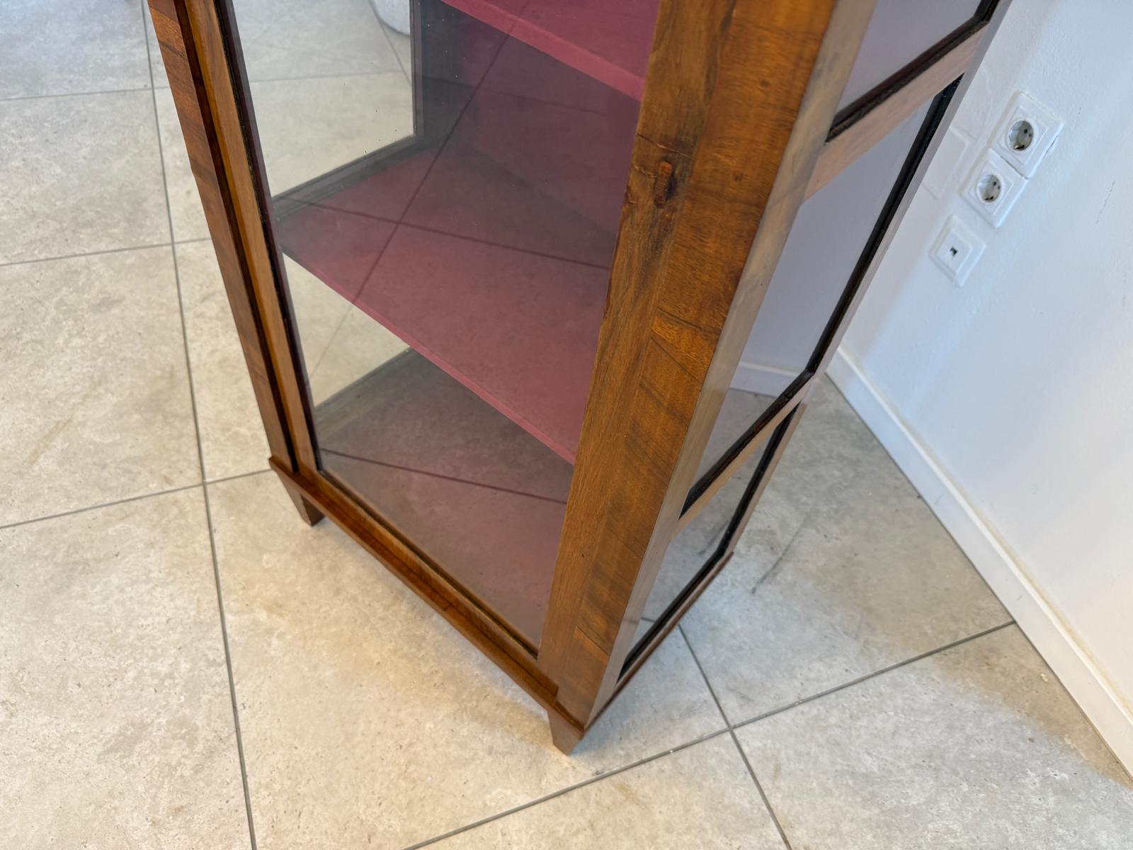 Stilvitrine Biedermeier Glasschrank Bücherschrank Antik G2403