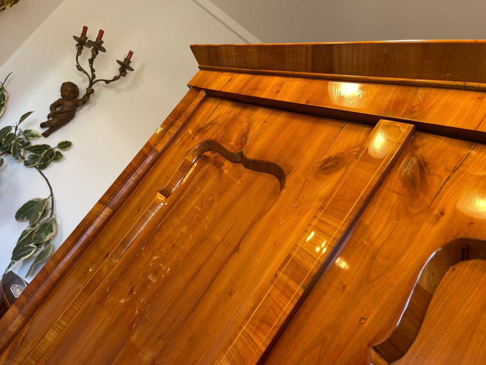 5b0d666b-9814-4ee9-933c-d5be4befa899 Sale Original Biedermeier Schrank Kasten Restauriert Kirschholz A5109