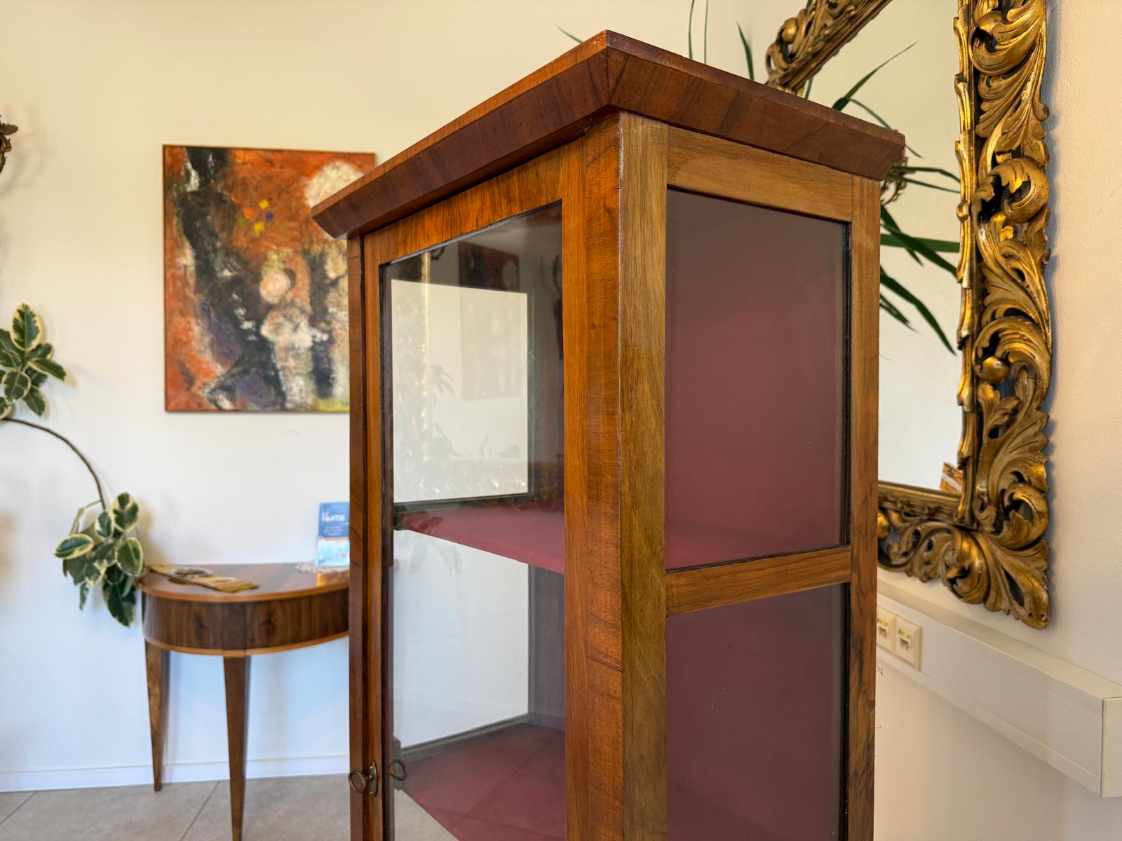 Stilvitrine Biedermeier Glasschrank Bücherschrank Antik G2403