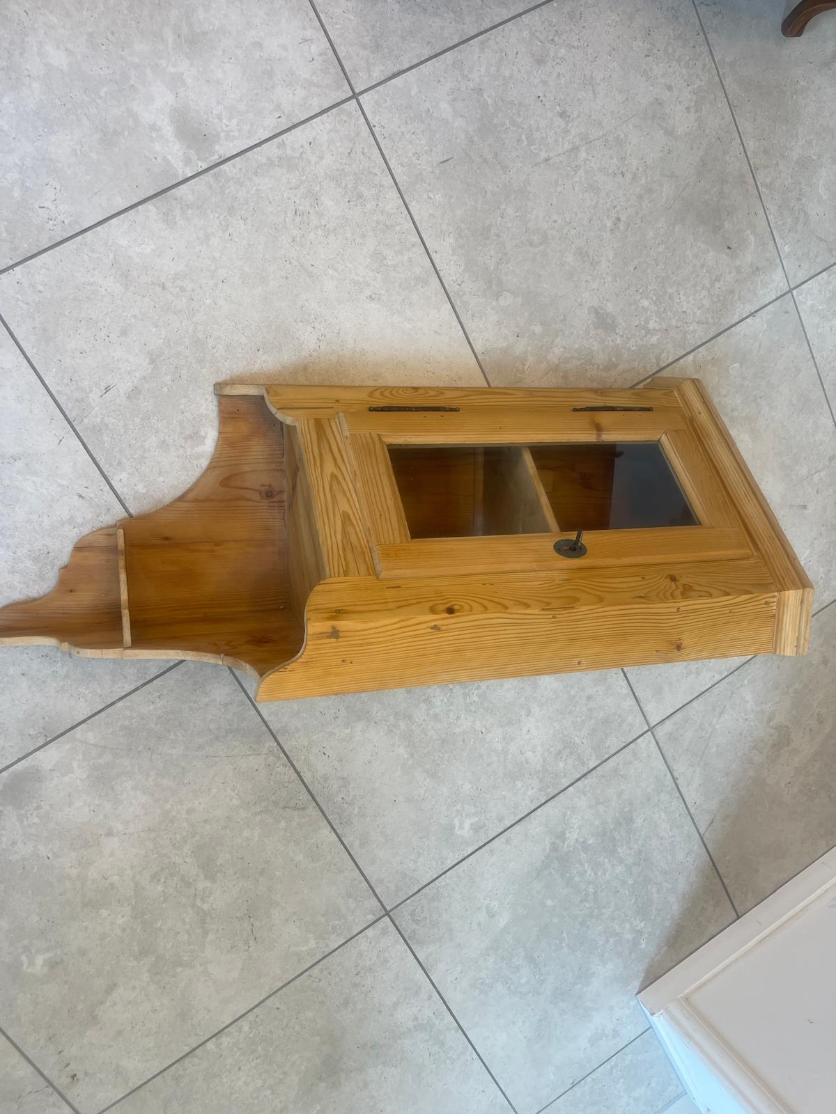 Bäuerliches Eckkasterl Bauernkasterl Eckregal Biedermeier Möbel G1597