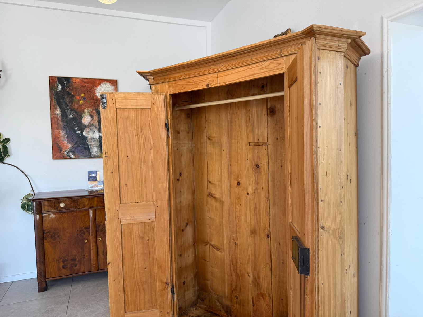 Barock Schrank Sale Originaler Bauernschrank Weichholz D2599