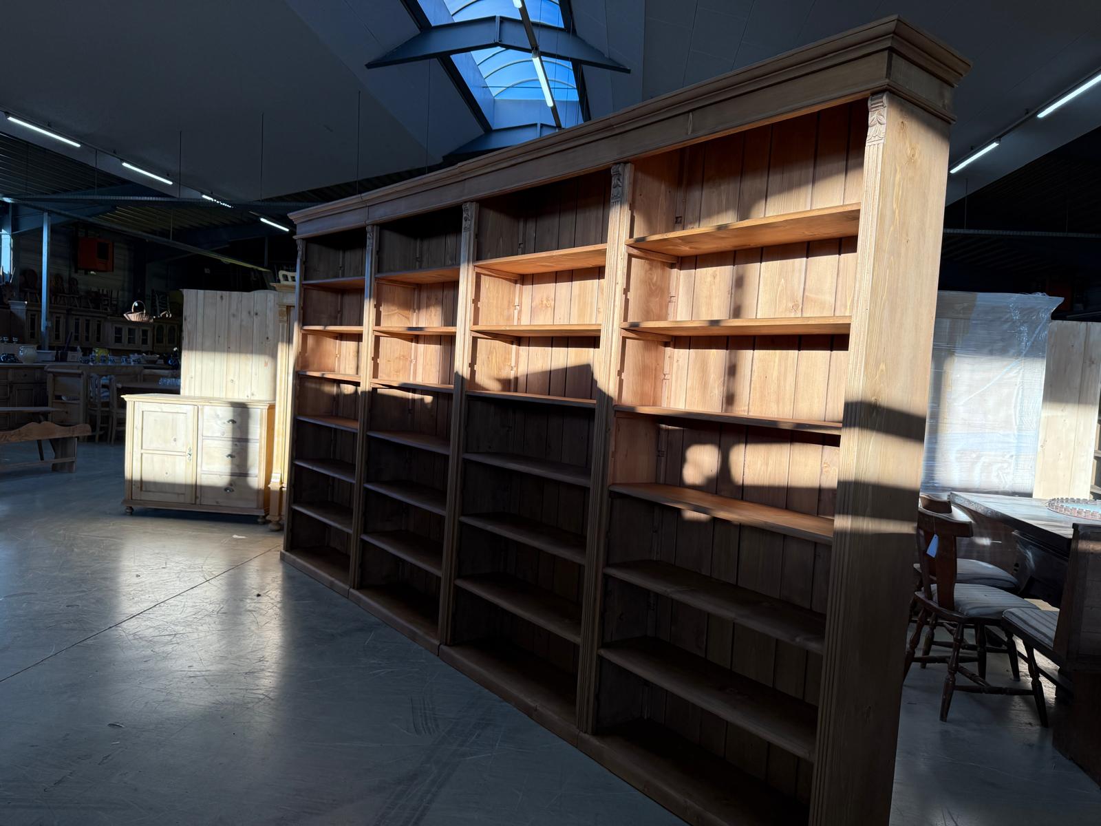 Grosses Bücherregal Stellage Bücherschrank Bauernkasten Bücherwand G2407