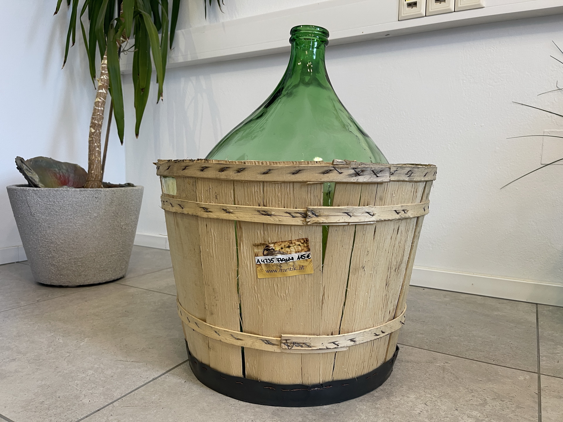 IMG_4448p6wH4hDoP53vA Alte Ballonflasche Weinballon, Gärballon, Ballonflasche A4735