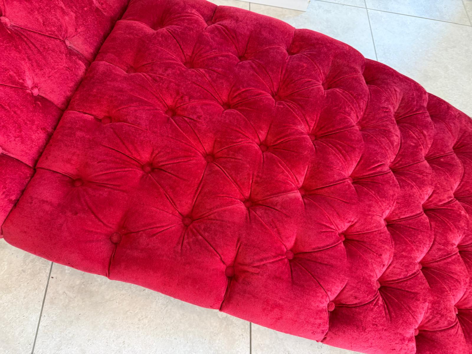 Chesterfield Clubsofa Diwan Couch Antikbraun Zigarrenbraun D2519