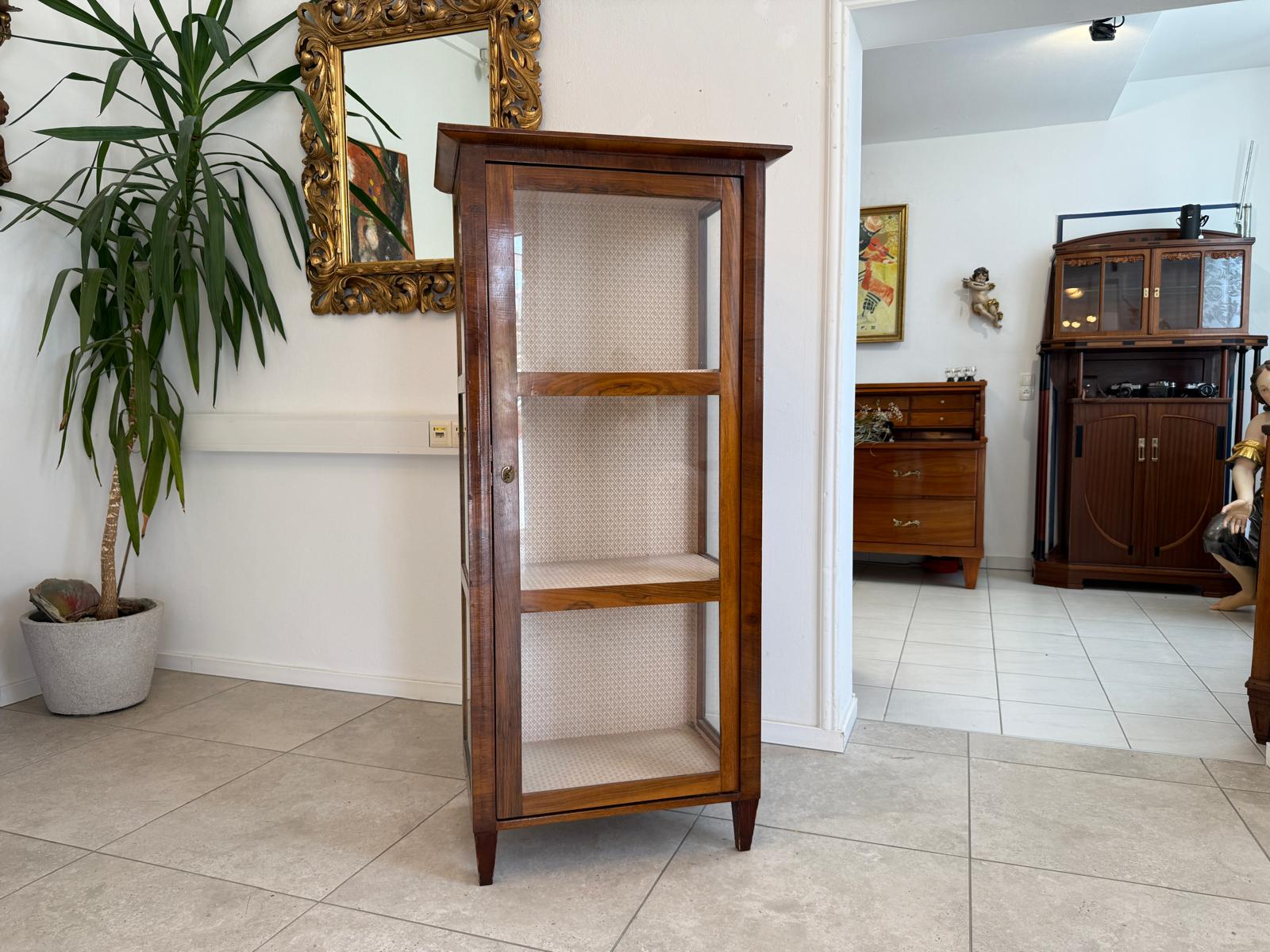 Stilvitrine Biedermeier Glasschrank Bücherschrank G1919