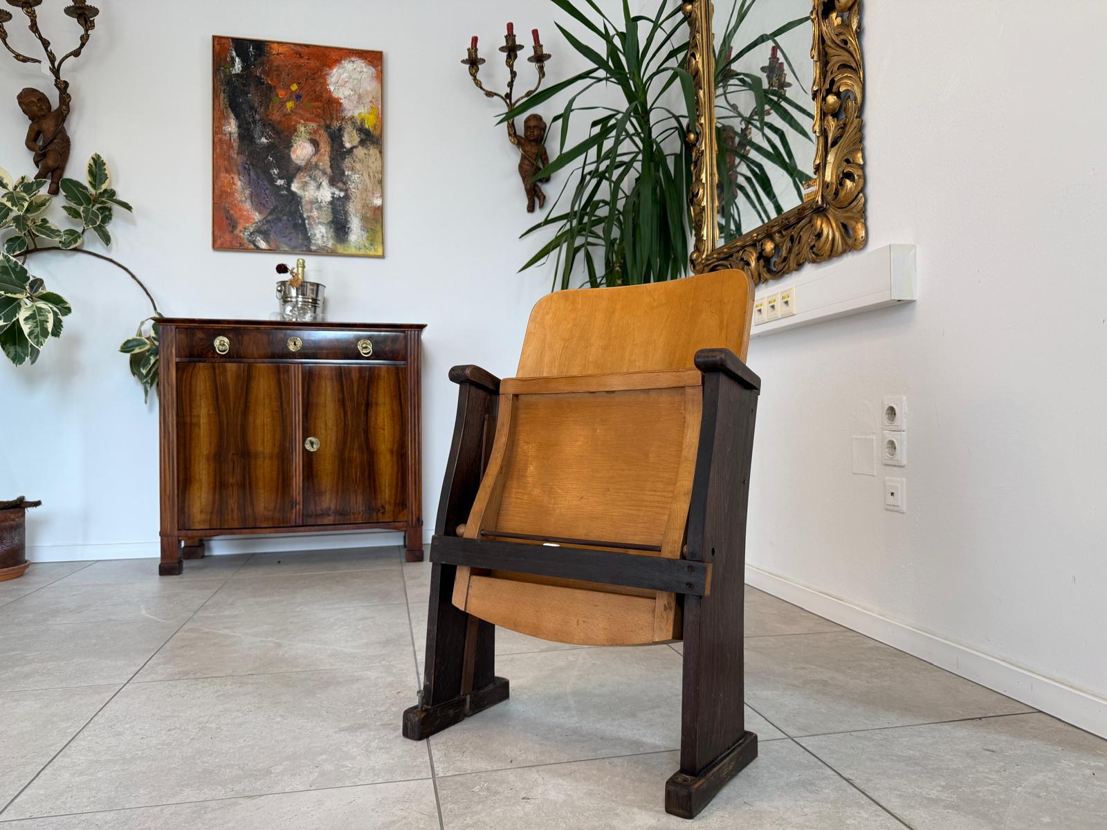 Originale Kinosessel 1er Sitz Klappstuhl Stuhl Sitzgruppe G2129
