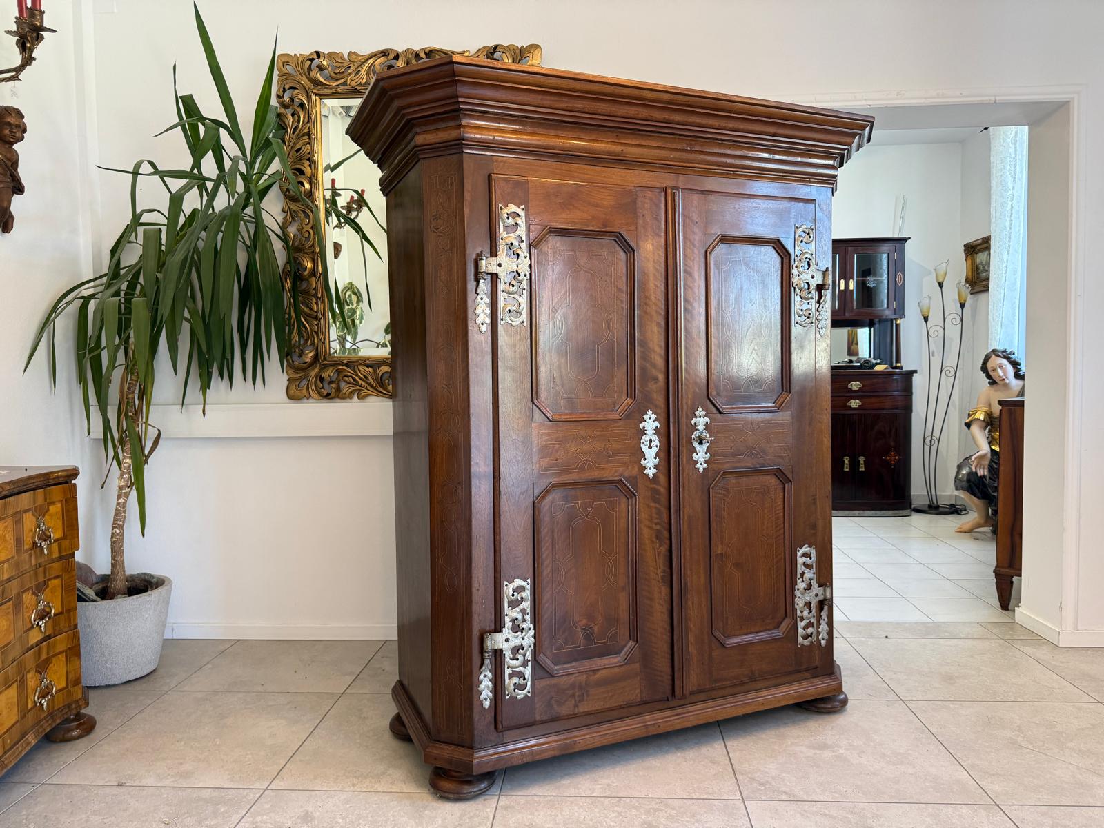 Barock Schrank Sale Originaler Bauernschrank Buchenholz D2640