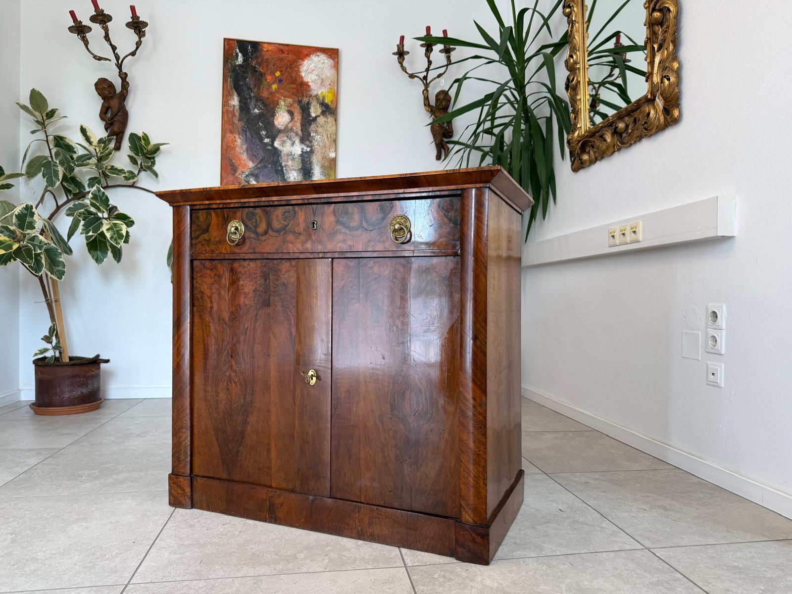 Antikes originales Biedermeier Trumeau Anrichte Kommode Antiquität G1876 Antikes originales Biedermeier Trumeau Anrichte Kommode Antiquität G1876