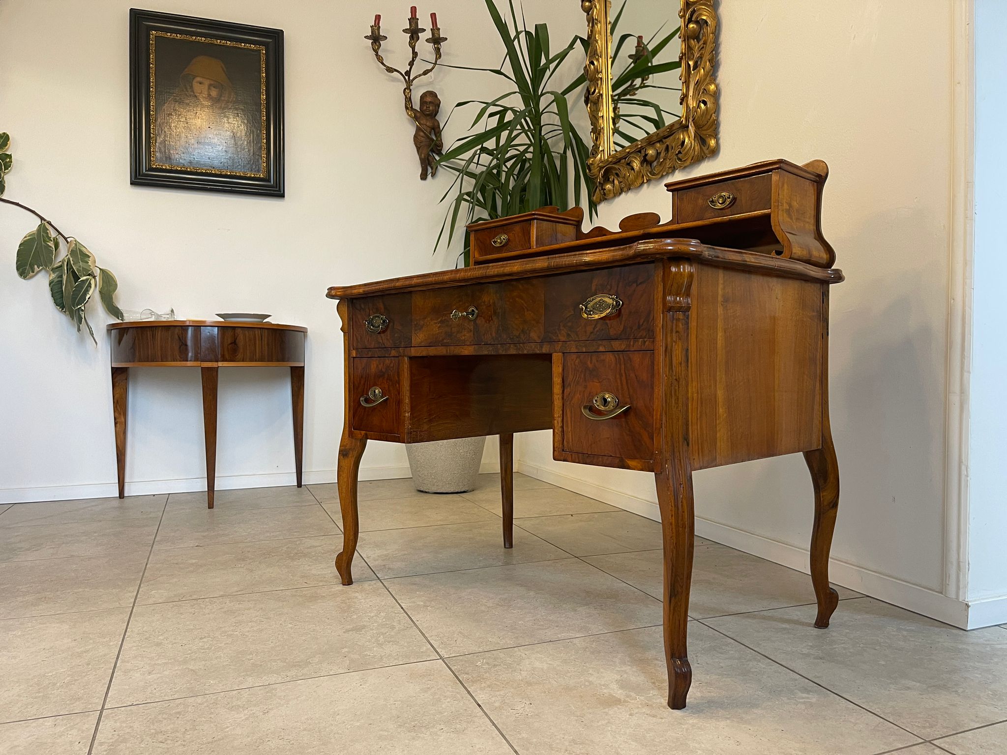 942d298a-ab6e-45bc-9a21-6aa8498076a7 Sale Spätbiedermeier Schreibtisch Sekretär Original A5069