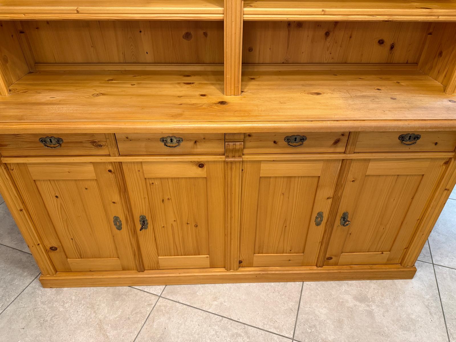 Grosses Bücherregal Stellage Bücherschrank Bauernkasten Bücherwand G2408