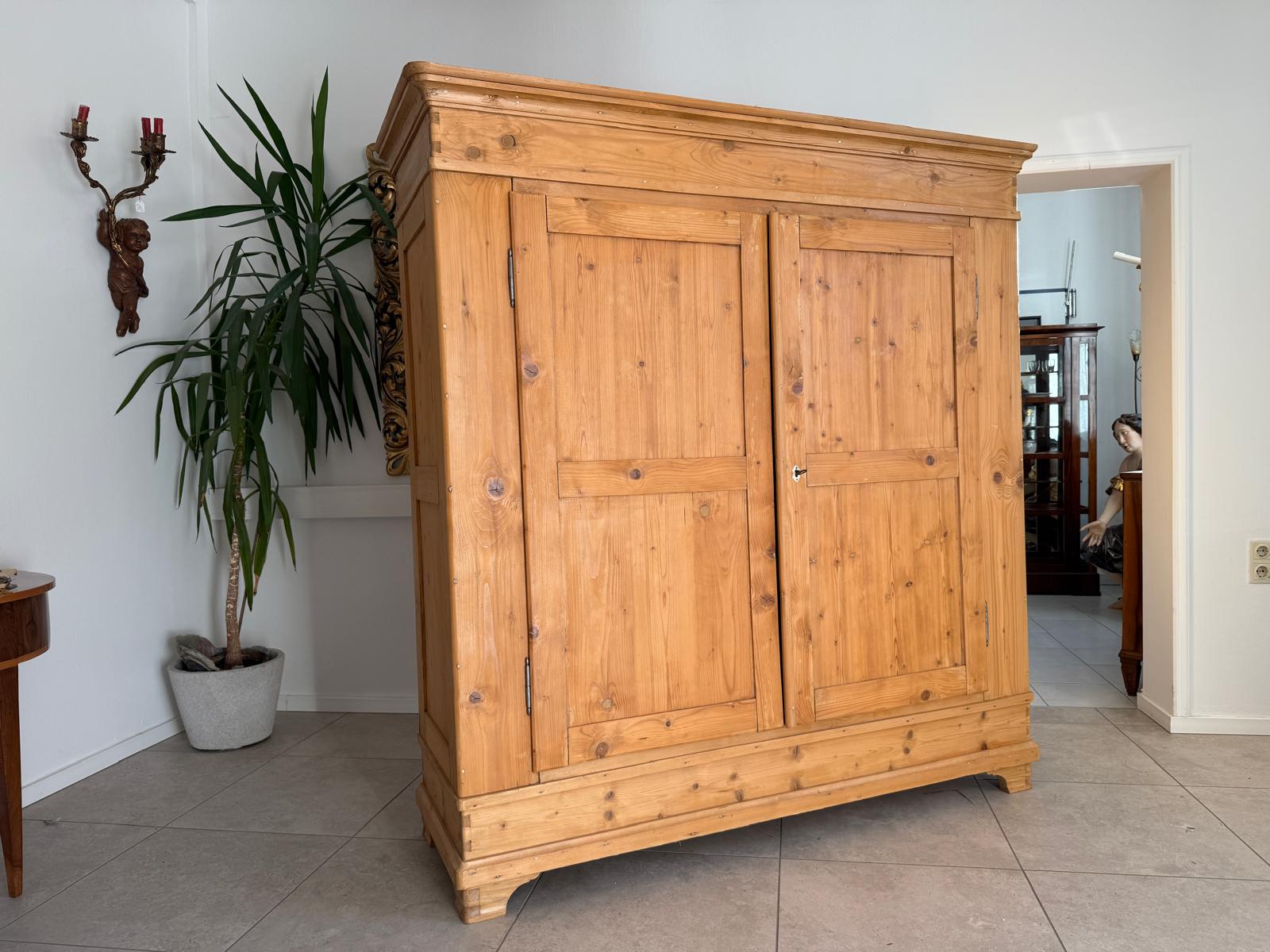 Originaler Bauernschrank Biedermeierschrank Hallenschrank Bauernkasten G2177