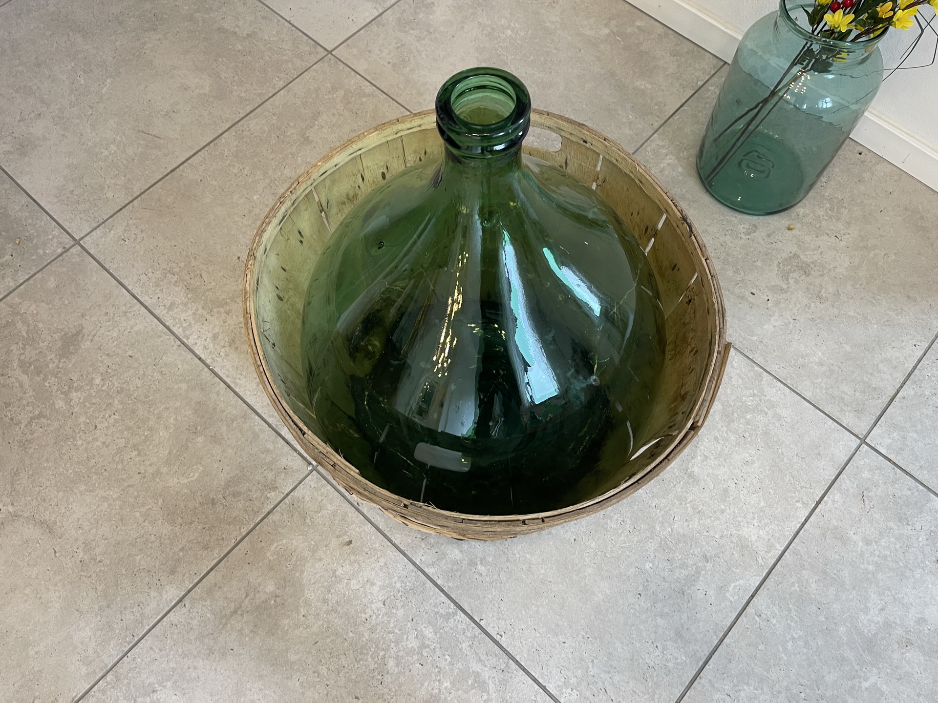 IMG_4345O2xckL2o4ZMt4 Alte Ballonflasche Weinballon, Gärballon, Ballonflasche A4718