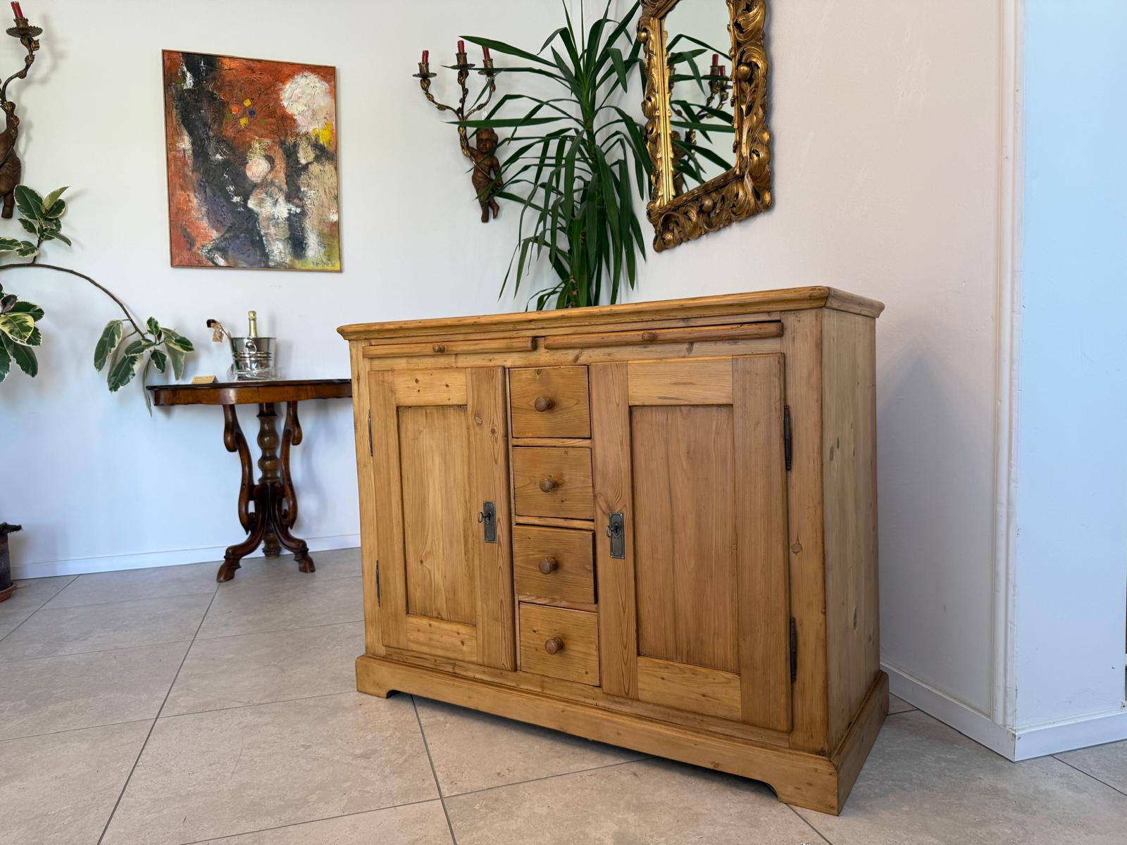 Restaurierte Biedermeier Anrichte Ladenkommode Antiquität G1789