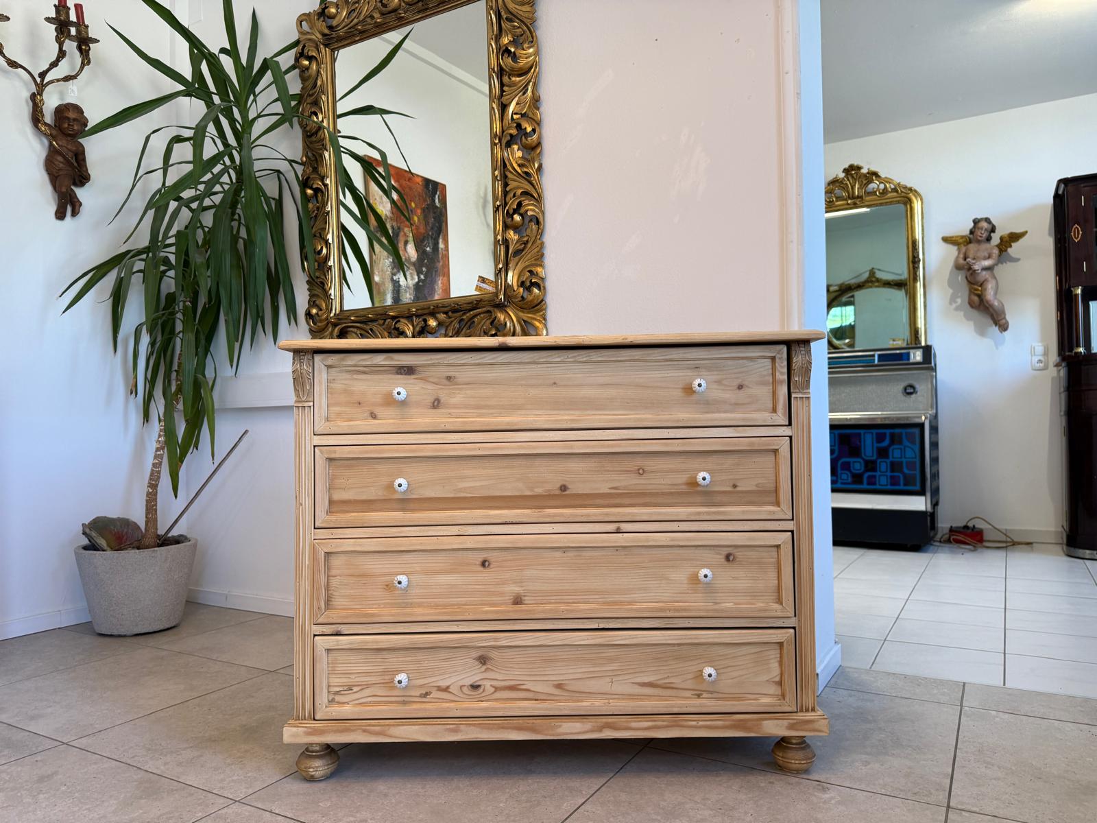 Bauernkommode Apothekenschrank 4 Ladenkommode Ladenschrank Weichholz D2422