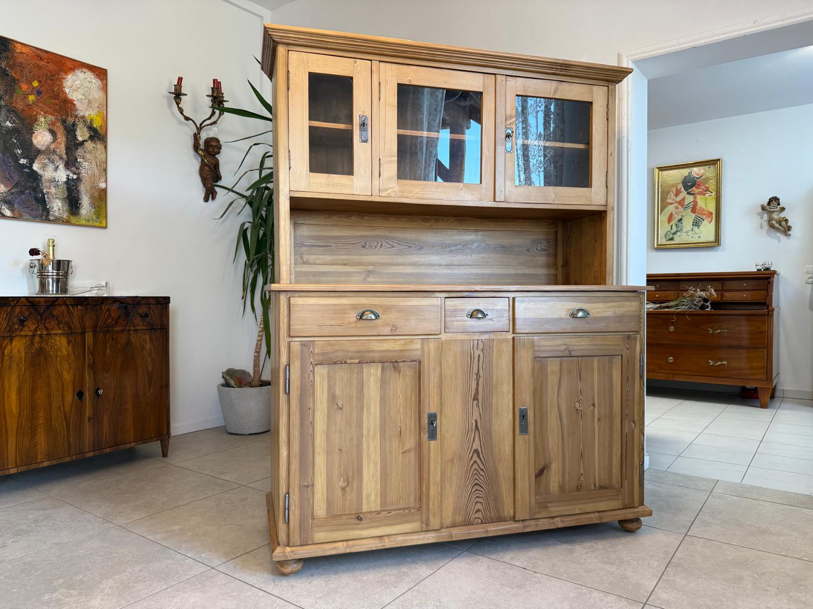 Jugendstil Küchenbuffet Küchenschrank Küchenkredenz G2008