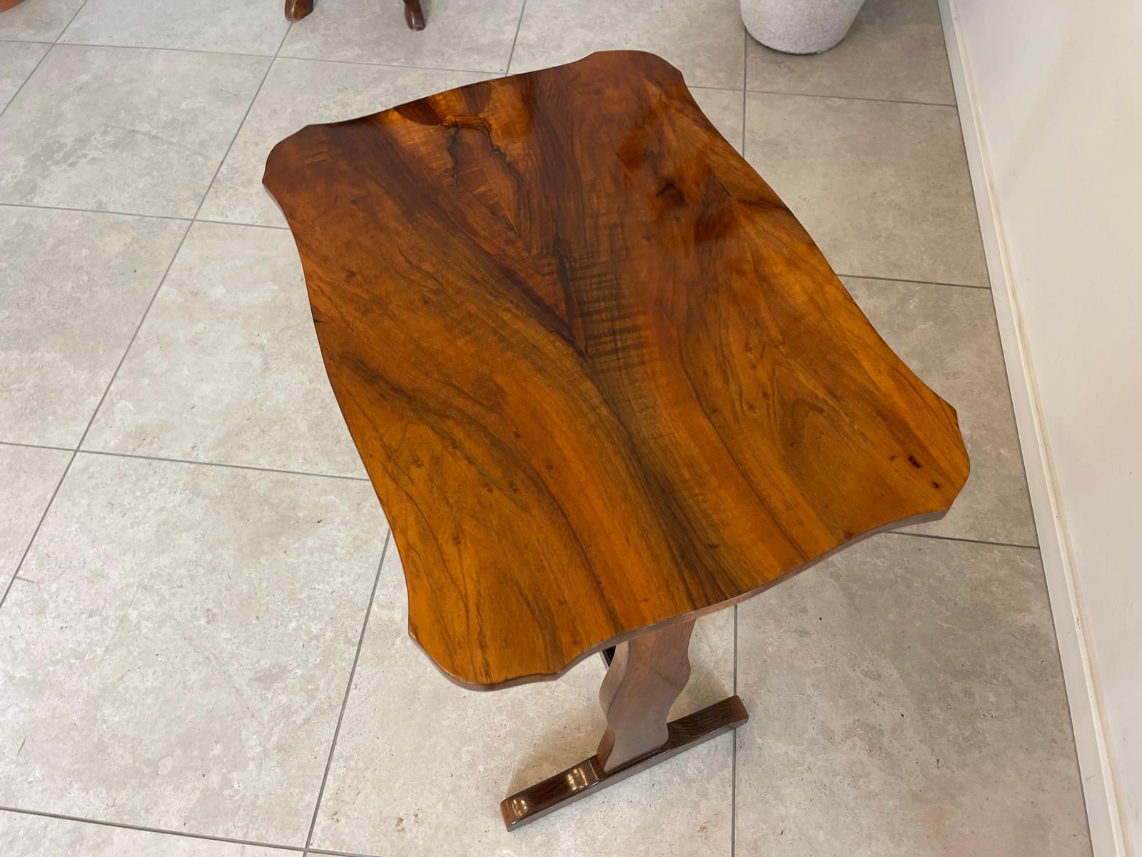 Restaurierter Biedermeier Spieltisch Tisch Schachtisch Konsoltisch G1745