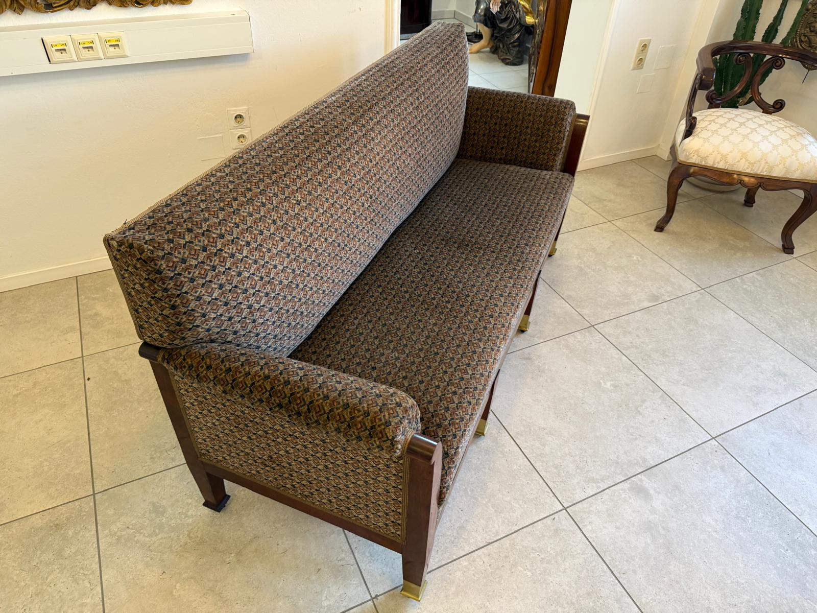 (SALE) Jugendstil  Sofa Original Diwan Couch Couch D1231