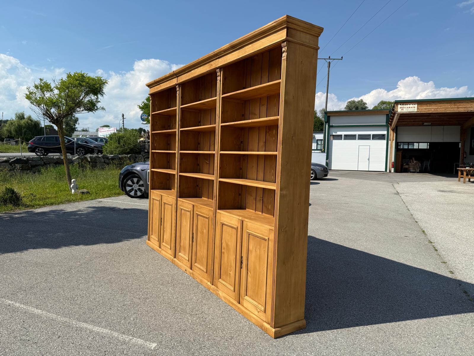 Grosses Bücherregal Stellage Bücherschrank Bauernkasten Bücherwand G1800