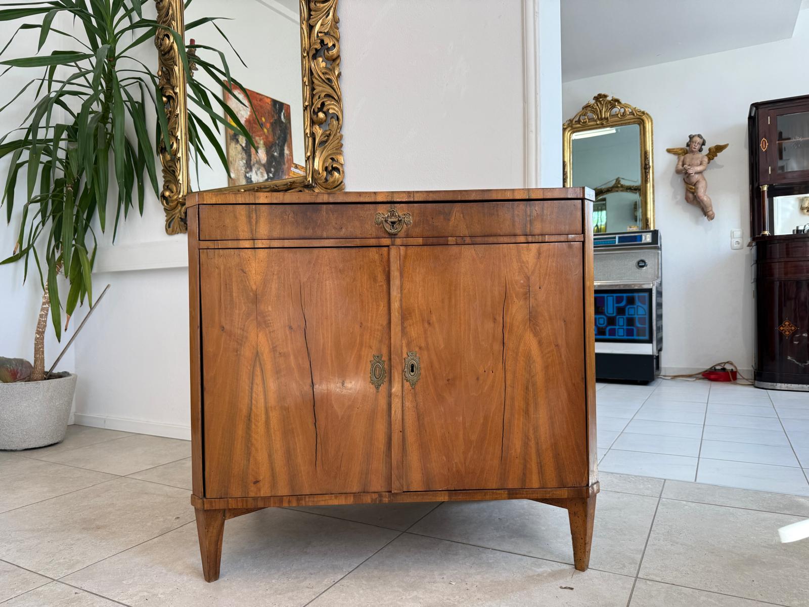Biedermeier Trumeau Anrichte Schrank Originalstück Authentikum D2387