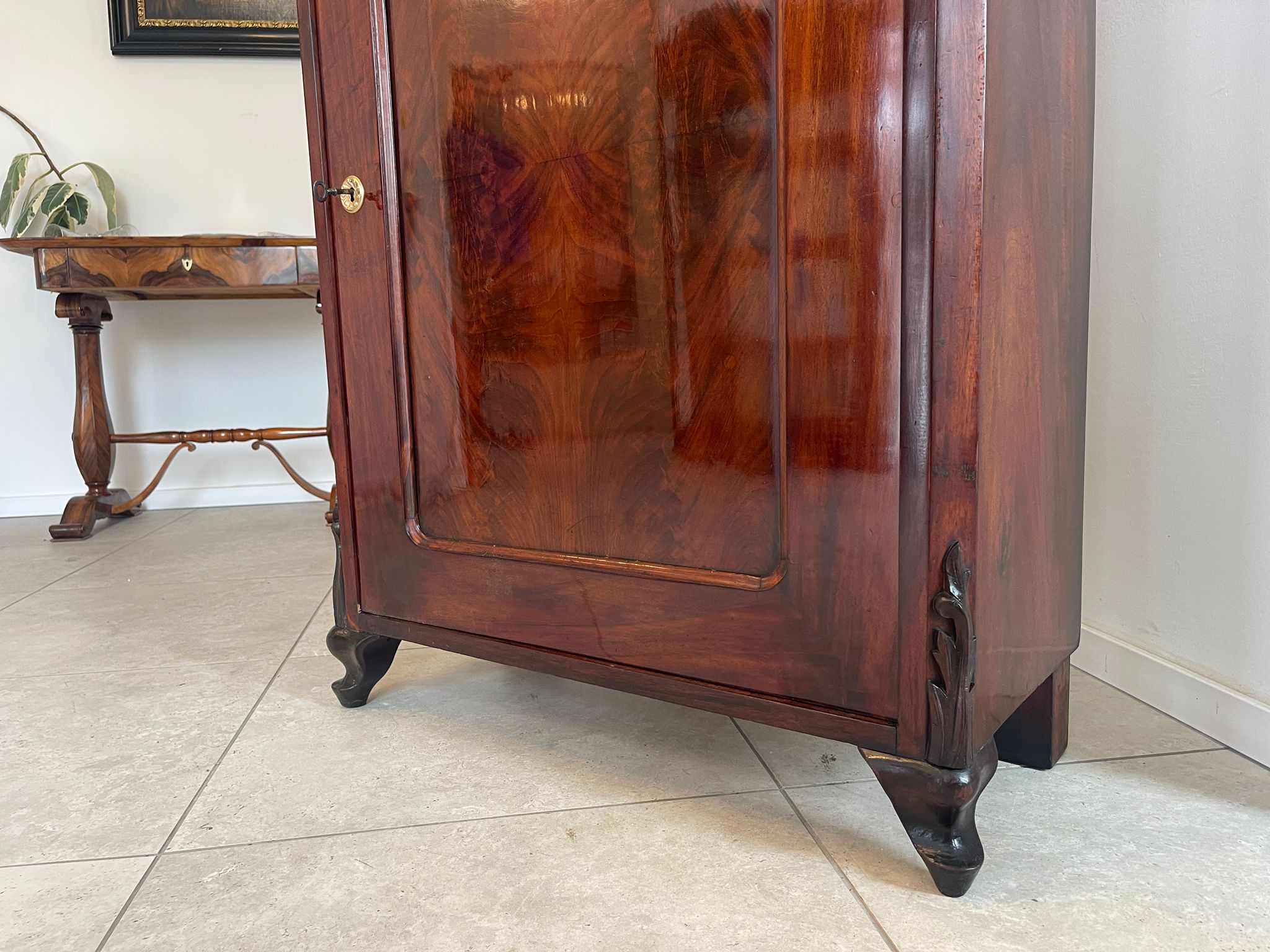 Spätbiedermeier Vertiko Halbschrank Antiqutität Rarität G1614
