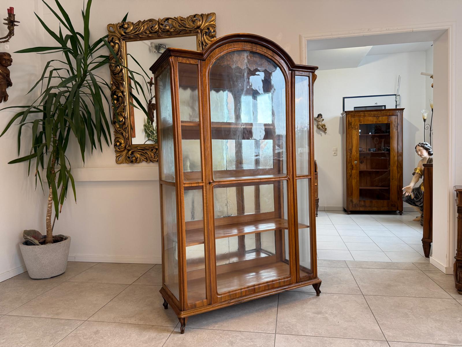 SALE Originale Spätbiedermeier Vitrine Bücherschrank Sammlervitrine Antiquität G2252